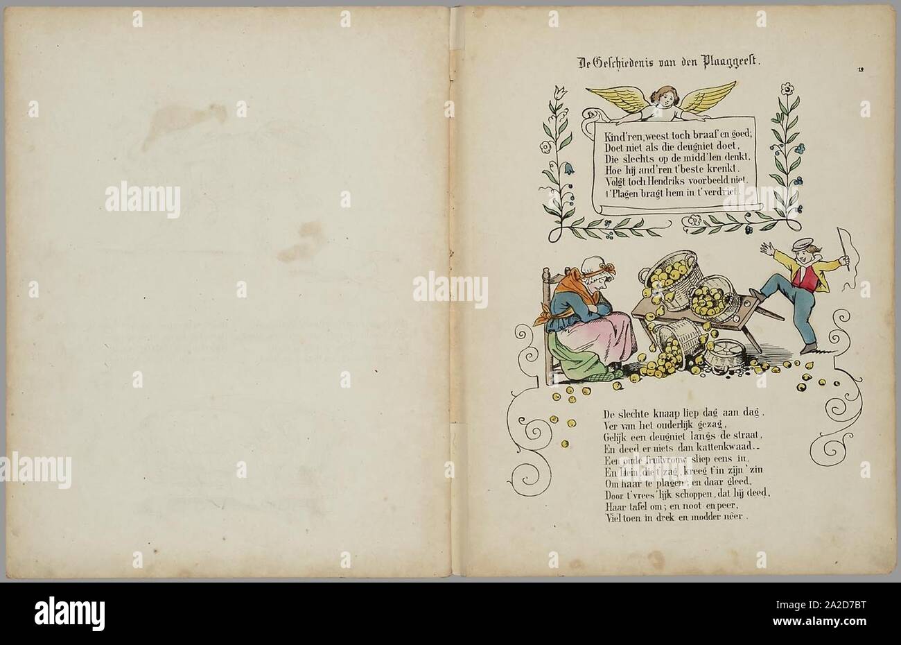 Een nieuw aardig prentenboek - als vervolg op het beroemde kinderwerk Der Struwwelpeter Banque D'Images