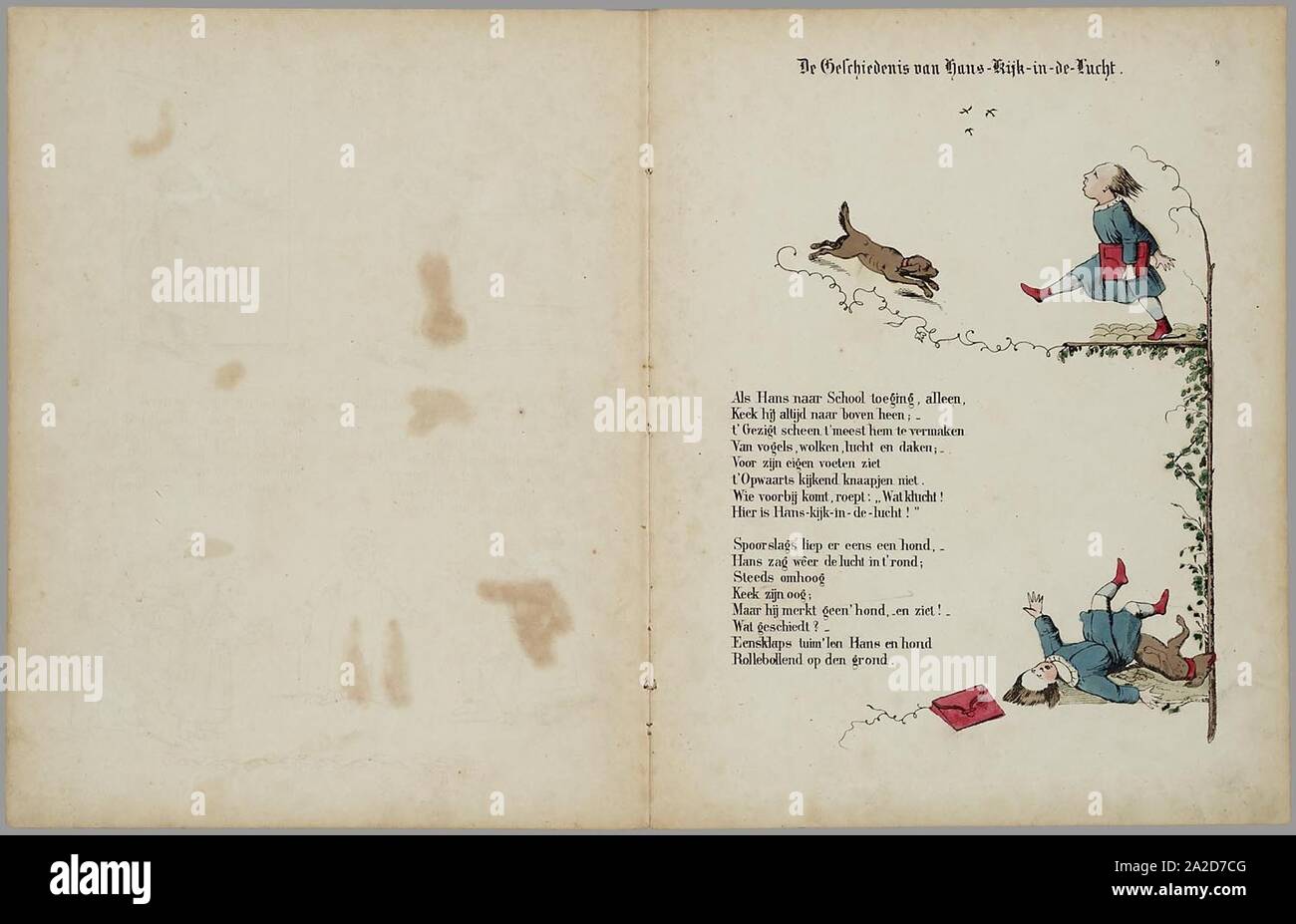 Een nieuw aardig prentenboek - als vervolg op het beroemde kinderwerk Der Struwwelpeter Banque D'Images