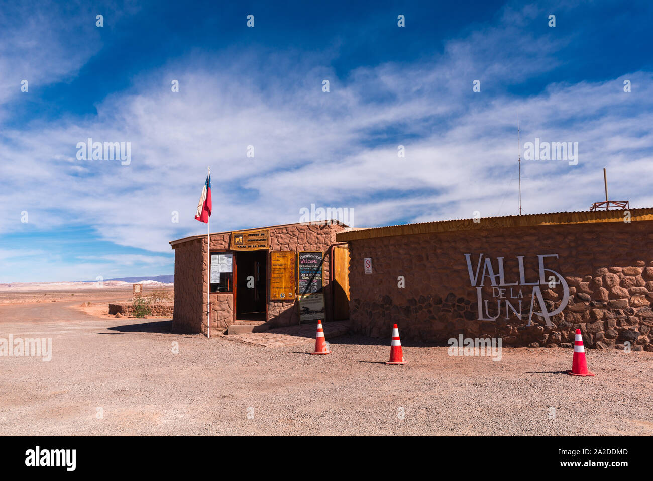 Valle de la Luna ou la vallée de la Lune, San Pedro de Atacama, Chili, Amérique Latine Banque D'Images