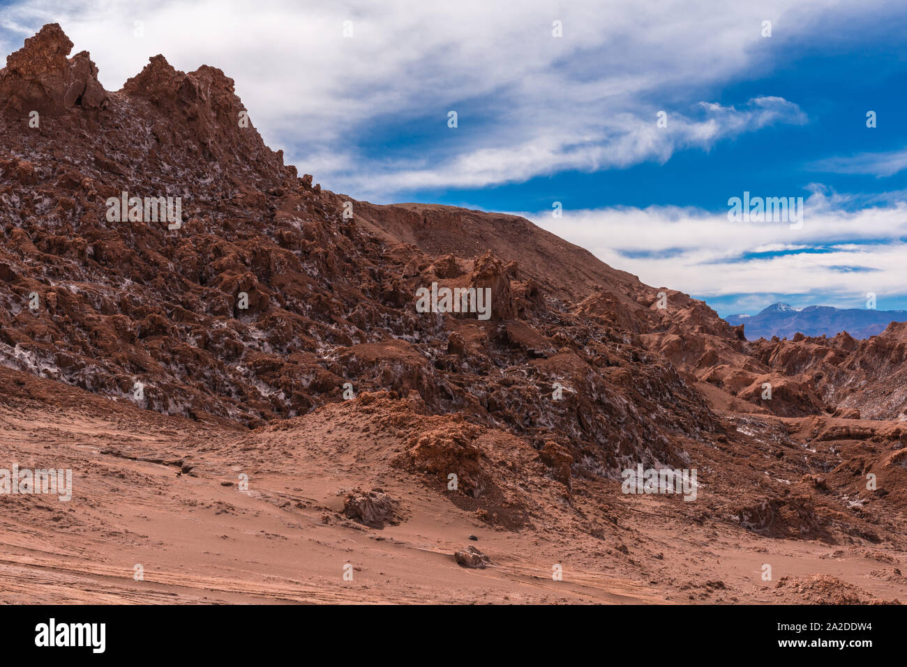 Valle de la Luna ou la vallée de la Lune, San Pedro de Atacama, Chili, Amérique Latine Banque D'Images
