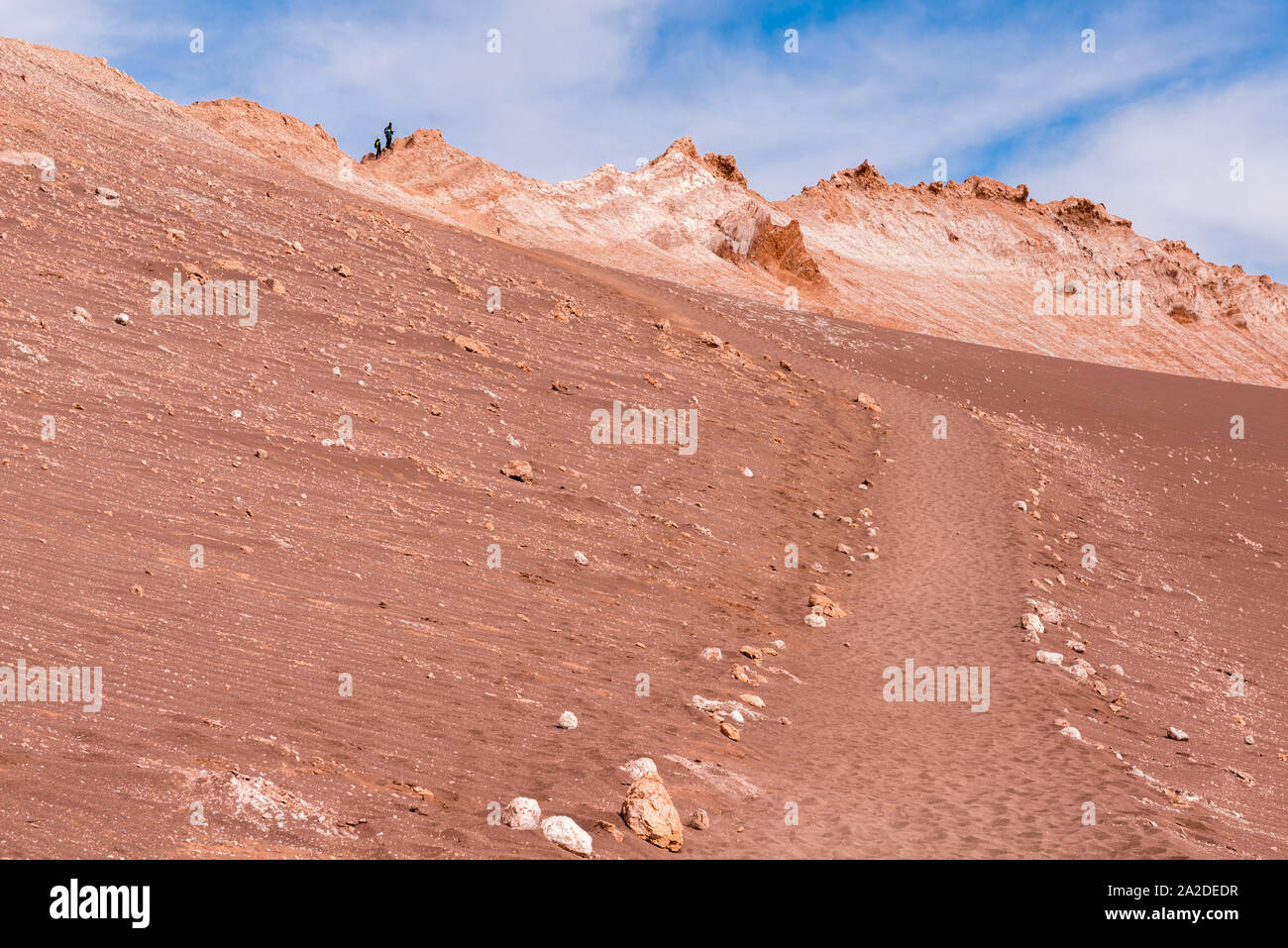 Valle de la Luna ou la vallée de la Lune, San Pedro de Atacama, Chili, Amérique Latine Banque D'Images