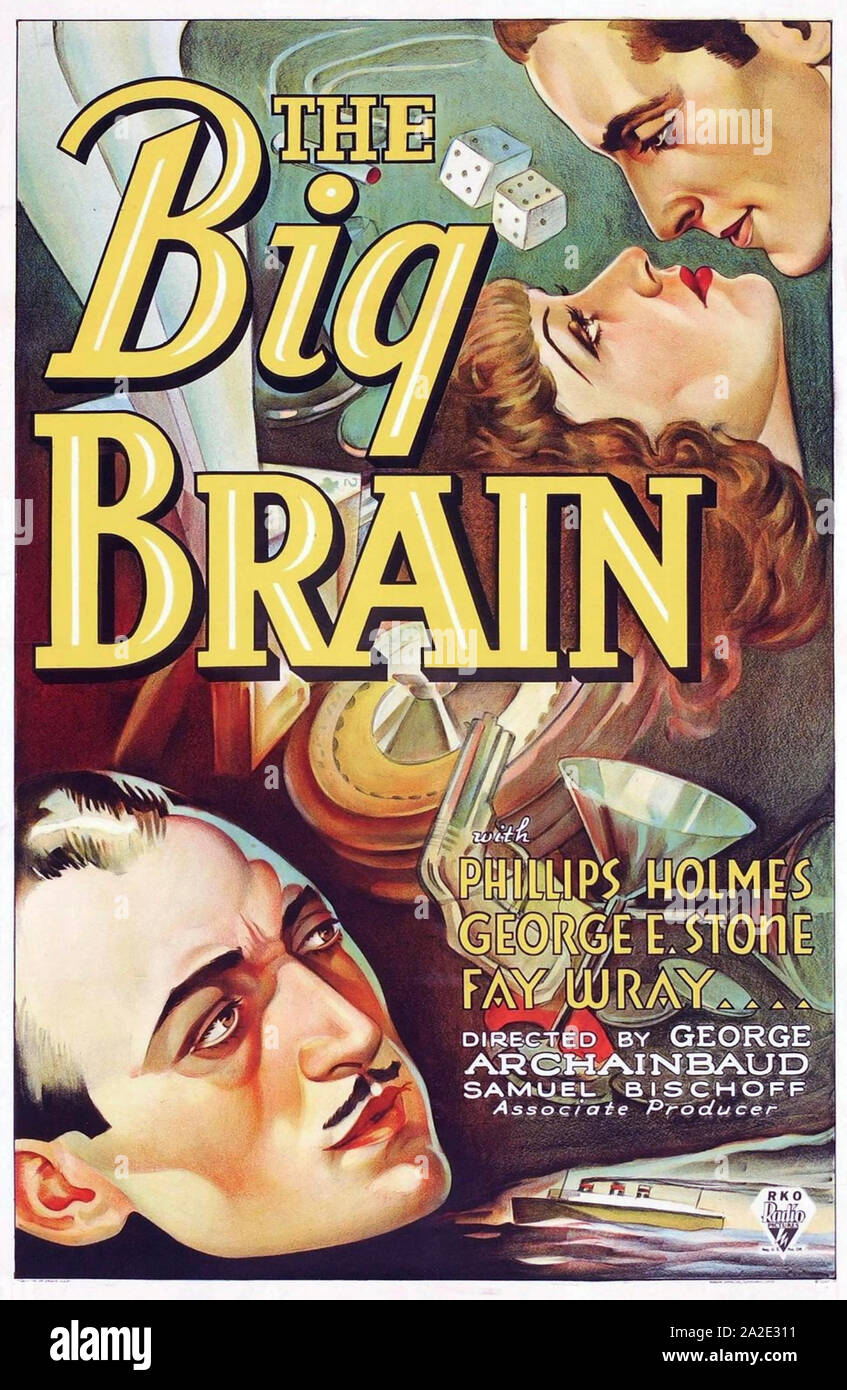 Le gros cerveau 1933 RKO Pictures fiolm avec Fay Wray Banque D'Images