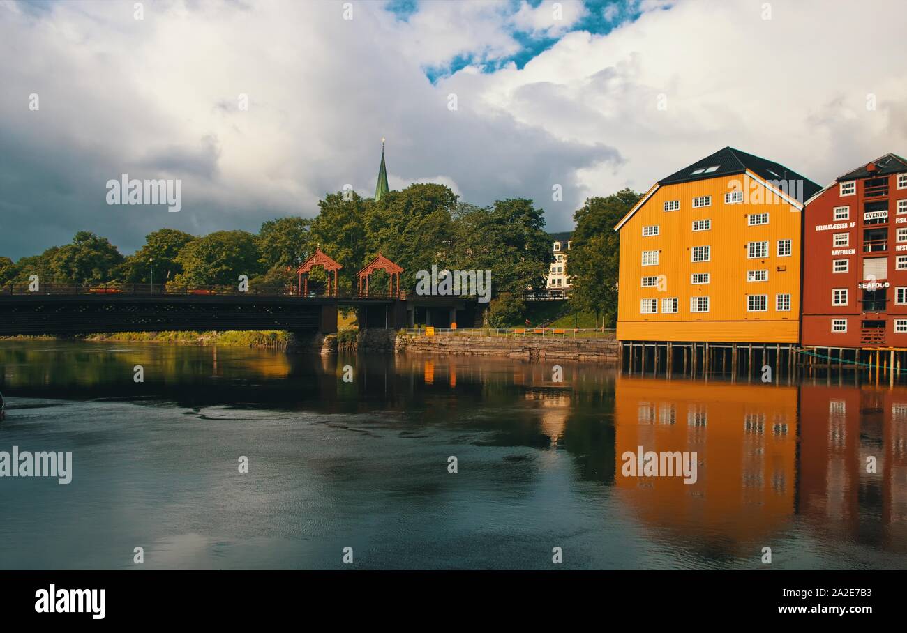 Trondheim, Norvège Banque D'Images