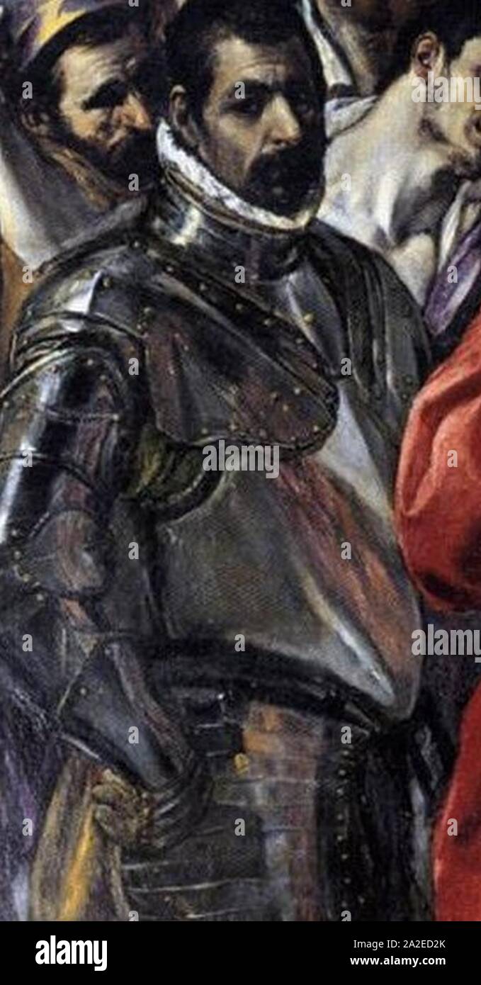 El Greco del Expolio Catedral de Toledo detalle4. Banque D'Images