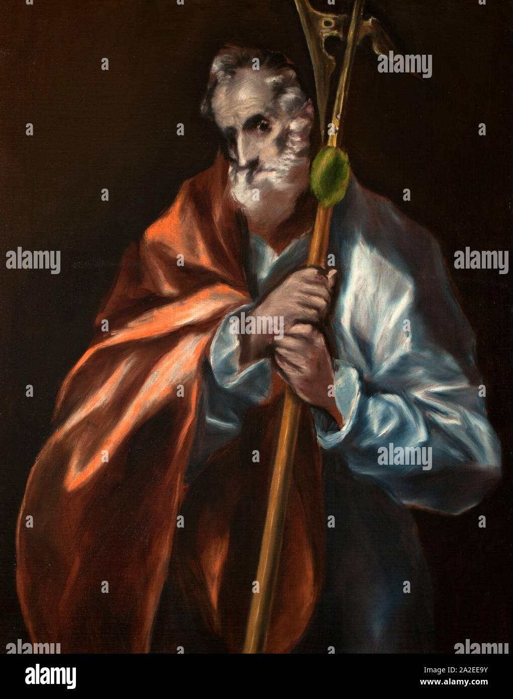 El Greco - saint Jude Thaddée - Banque D'Images