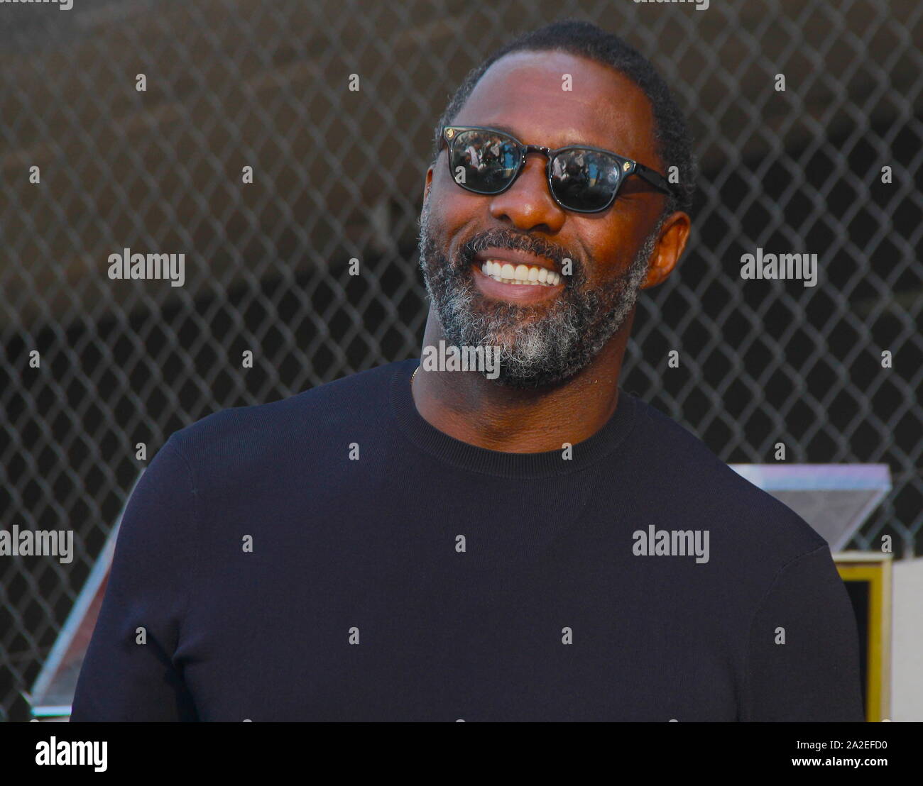 Le 30 septembre 2019, à Hollywood, Californie, USA : J16071CHW.La Chambre de commerce de Hollywood Film de Tyler Perry Mogul Honneur avec étoile sur le Hollywood Walk of Fame de Hollywood Boulevard .7024 adjacent à l'historique Hollywood Roosevelt Hotel, Hollywood, Californie, USA .10/01/2019 .IDRIS ELBA .Â©Clinton H.Wallace/Photomundo/ Photos International Inc (crédit Image : © Clinton Wallace/Globe Photos via Zuma sur le fil) Banque D'Images