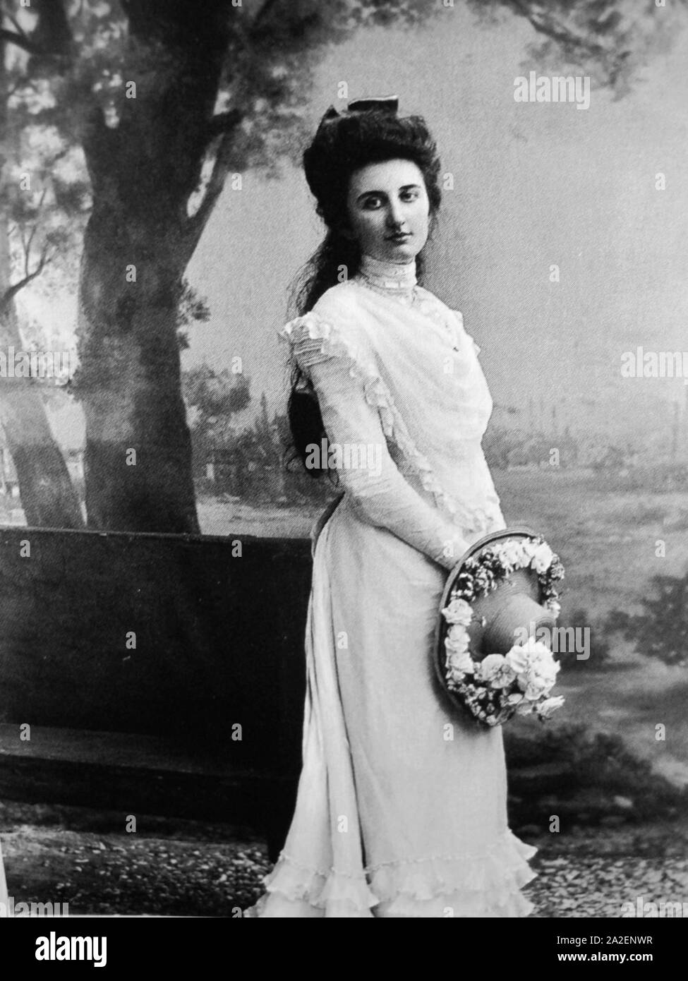 Elaine Greffulhe par Paul Nadar. Banque D'Images