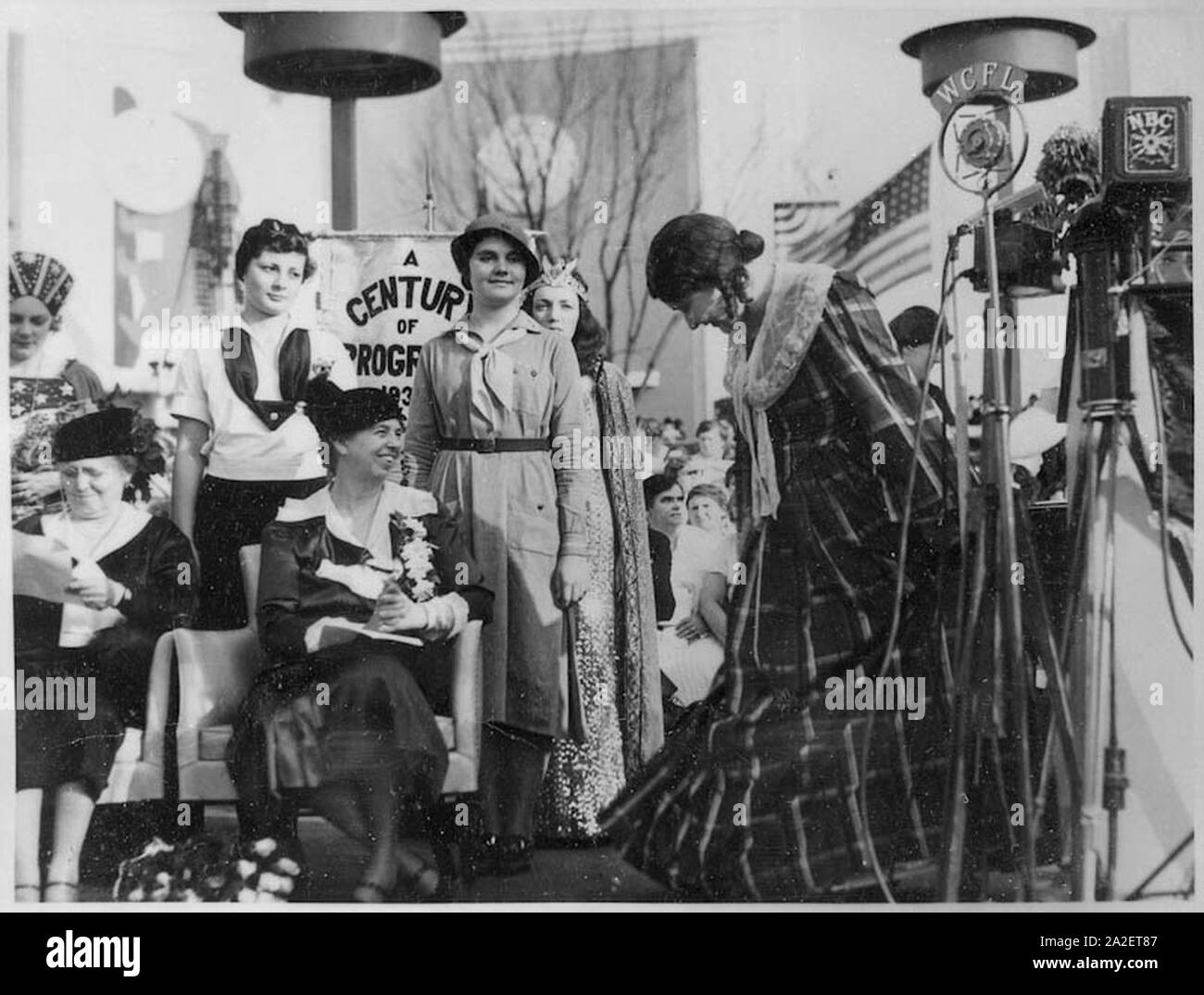 Eleanor Roosevelt au siècle de progrès 09-2318M. Banque D'Images