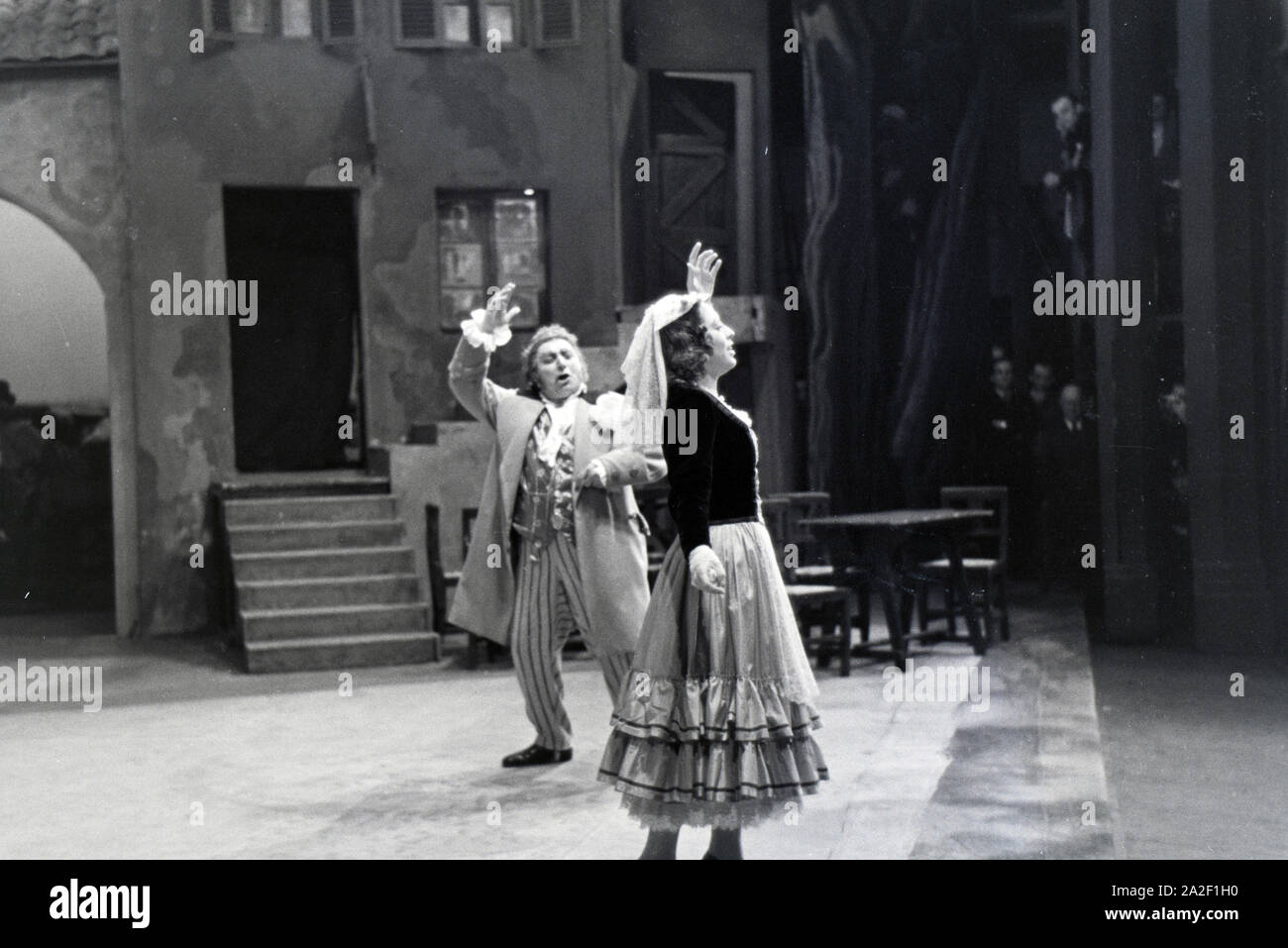 Aufführung im Opernhaus de Rom ; Italien 1940er Jahre. Performance dans l'opera de Rome, Italie 1940. Banque D'Images