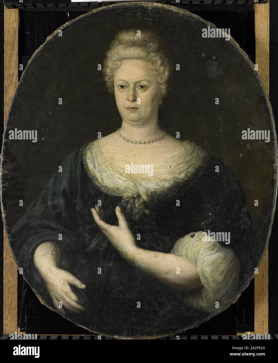 Elisabeth Van Oosten (1660-1714). Abraham van Echtgenote van Riebeeck Banque D'Images