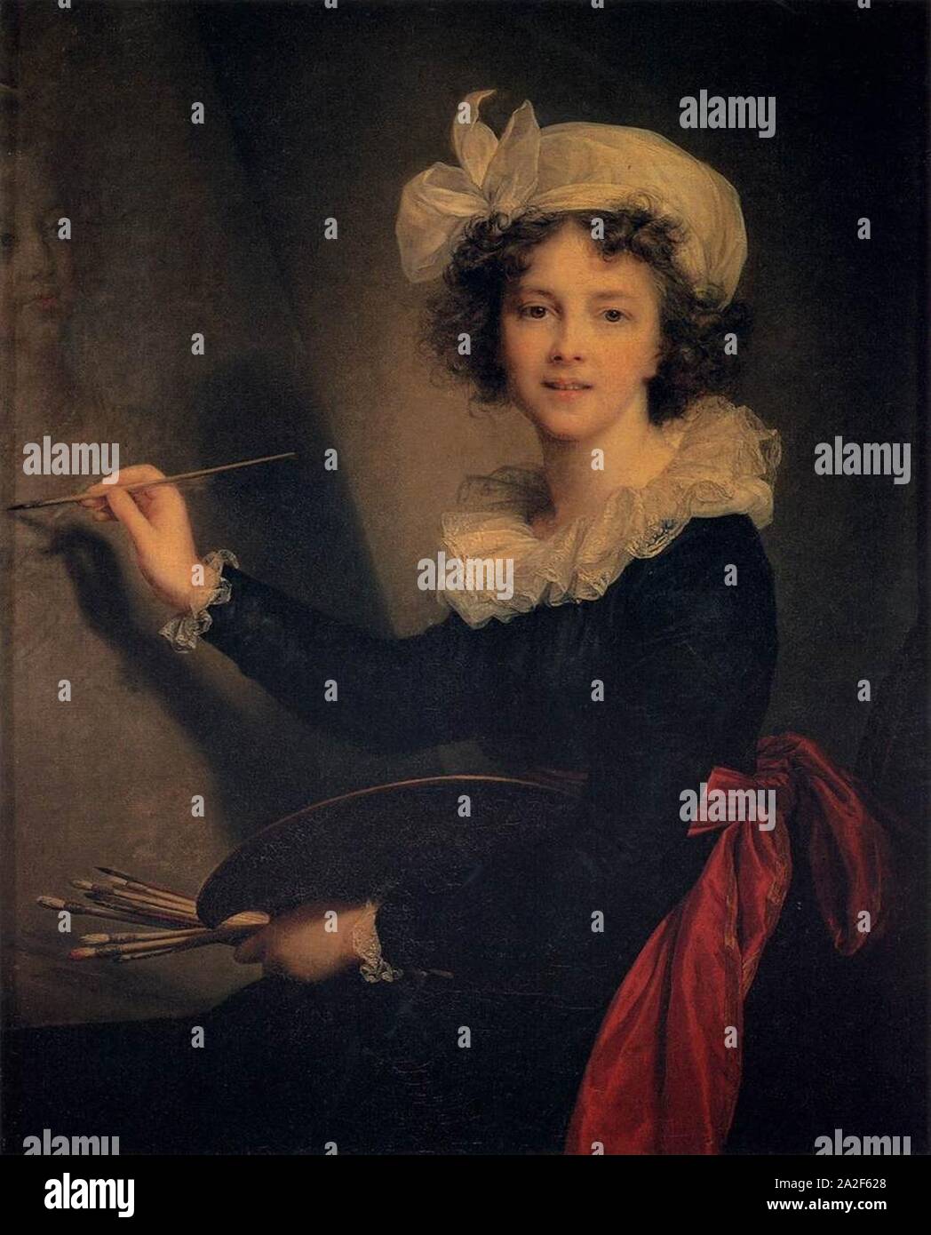 Elisabeth Vigée-Lebrun - Autoportrait Banque D'Images