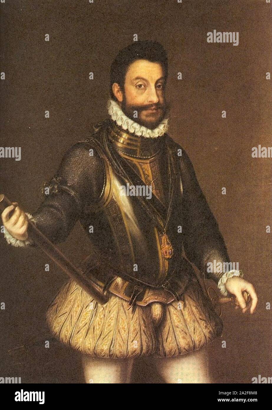 Emmanuel Philibert de Savoie (1580). Banque D'Images