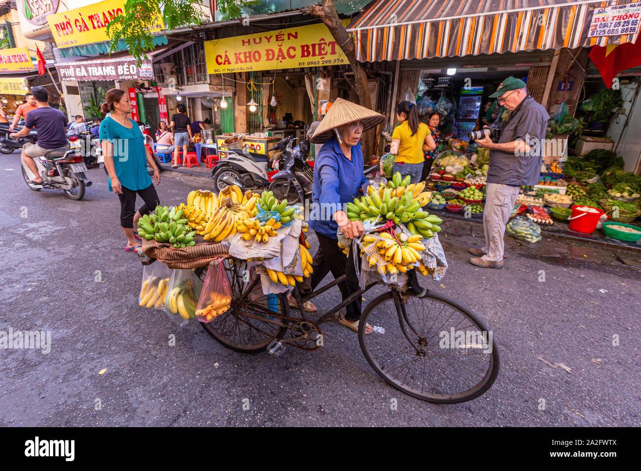 Rues de Hanoi, Vietnam Banque D'Images