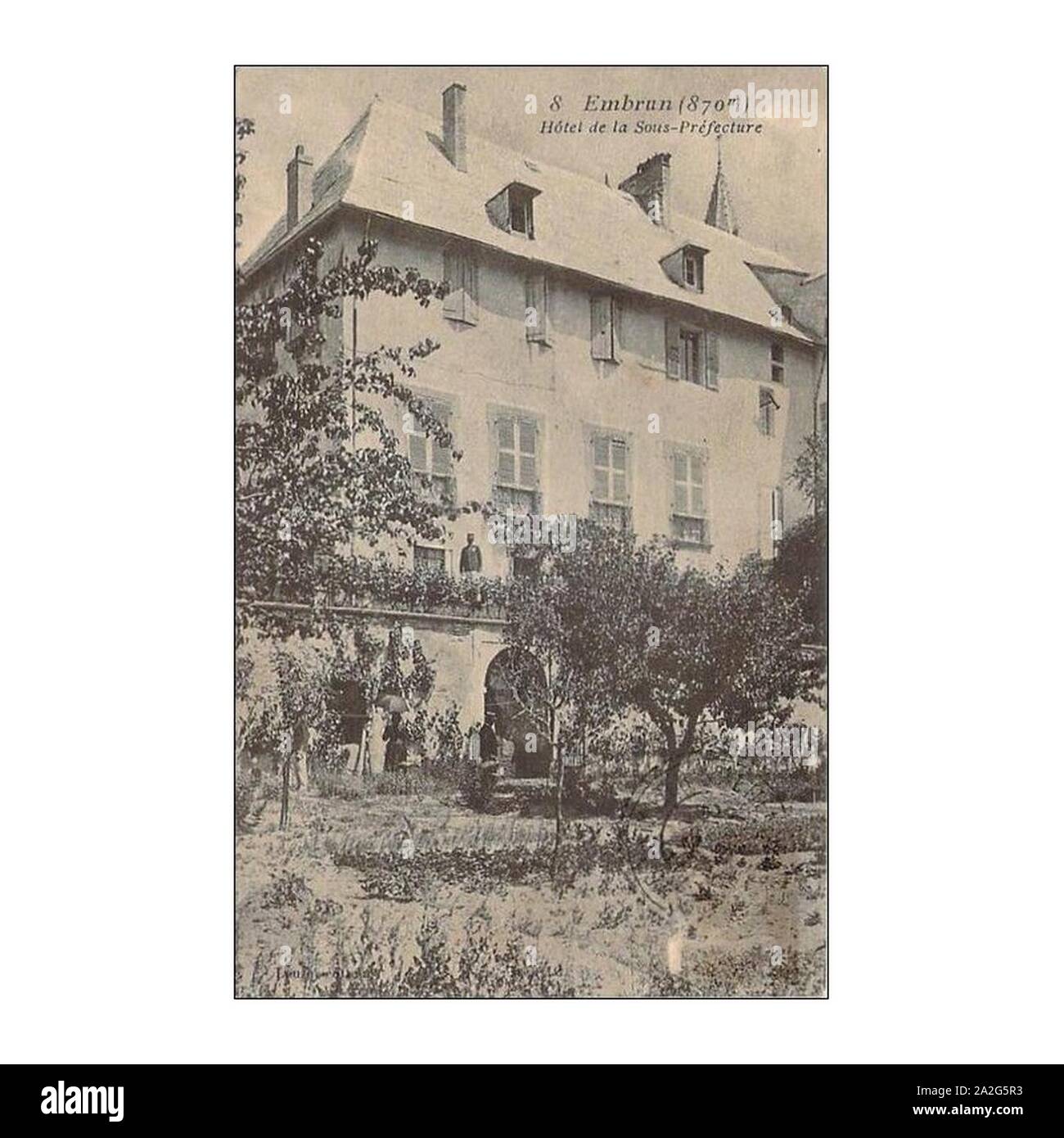 Embrun-hotel-de-la-sous-préfecture. Banque D'Images