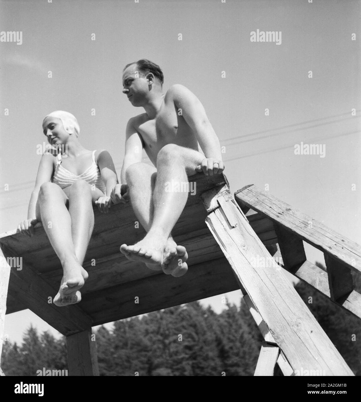 Ein Ausflug nach Bad Rippoldsau Schapbach, Deutsches Reich 1930er Jahre. Un voyage à Bad Rippoldsau Schapbach, Allemagne 1930. Banque D'Images