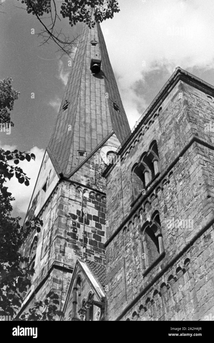 Promenade durch Bremen, Allemagne Allemagne Années 1930 er Jahre. En flânant dans la ville de Bremen, Allemagne 1930. Banque D'Images