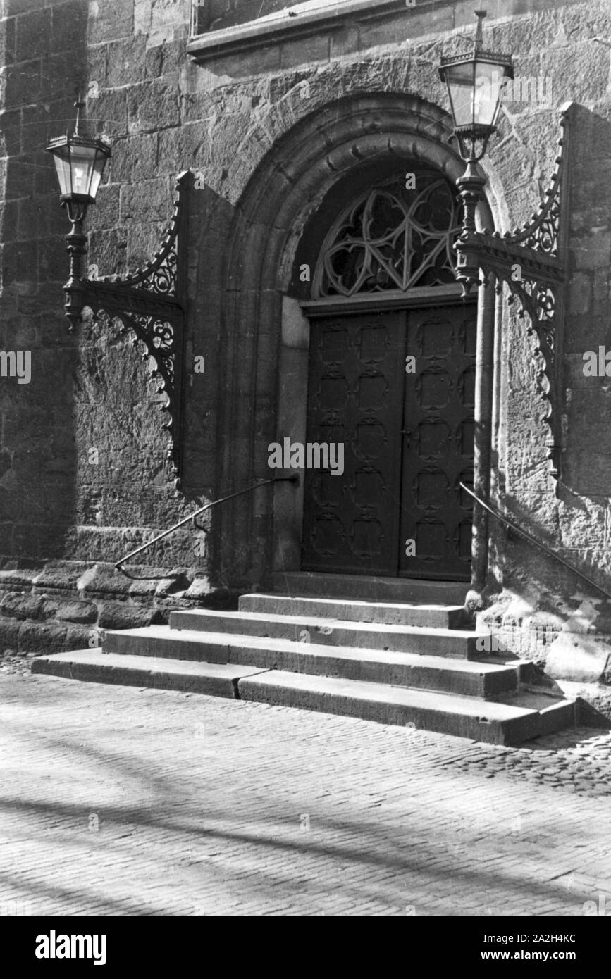 Promenade durch Bremen, Allemagne Allemagne Années 1930 er Jahre. En flânant dans la ville de Bremen, Allemagne 1930. Banque D'Images
