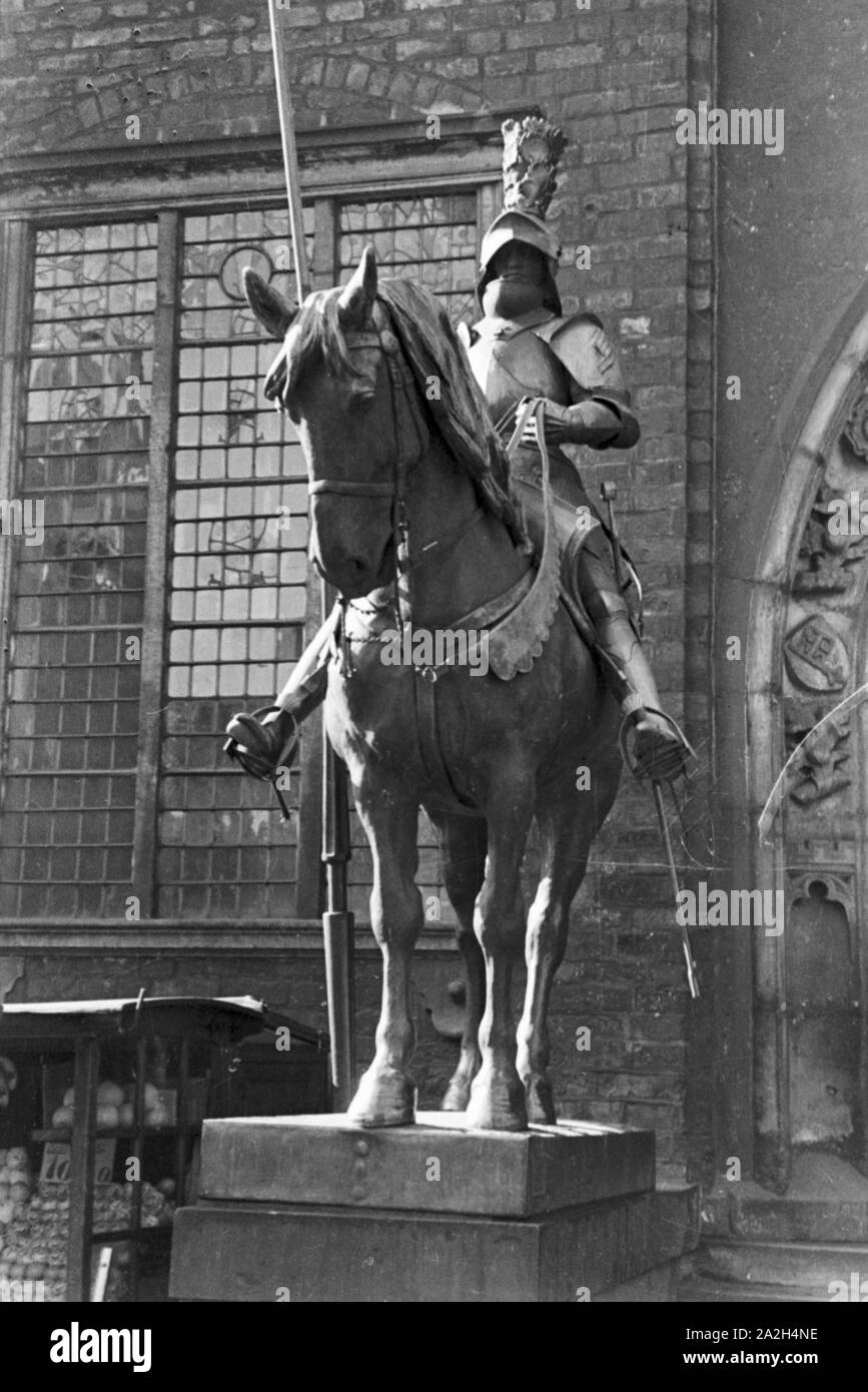 Promenade durch Bremen, Allemagne Allemagne Années 1930 er Jahre. En flânant dans la ville de Bremen, Allemagne 1930. Banque D'Images