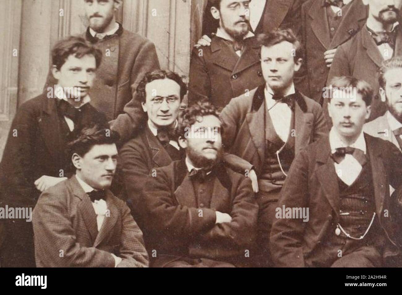 La promotion de l'ENS 1878 - Jean Jaurès. Banque D'Images