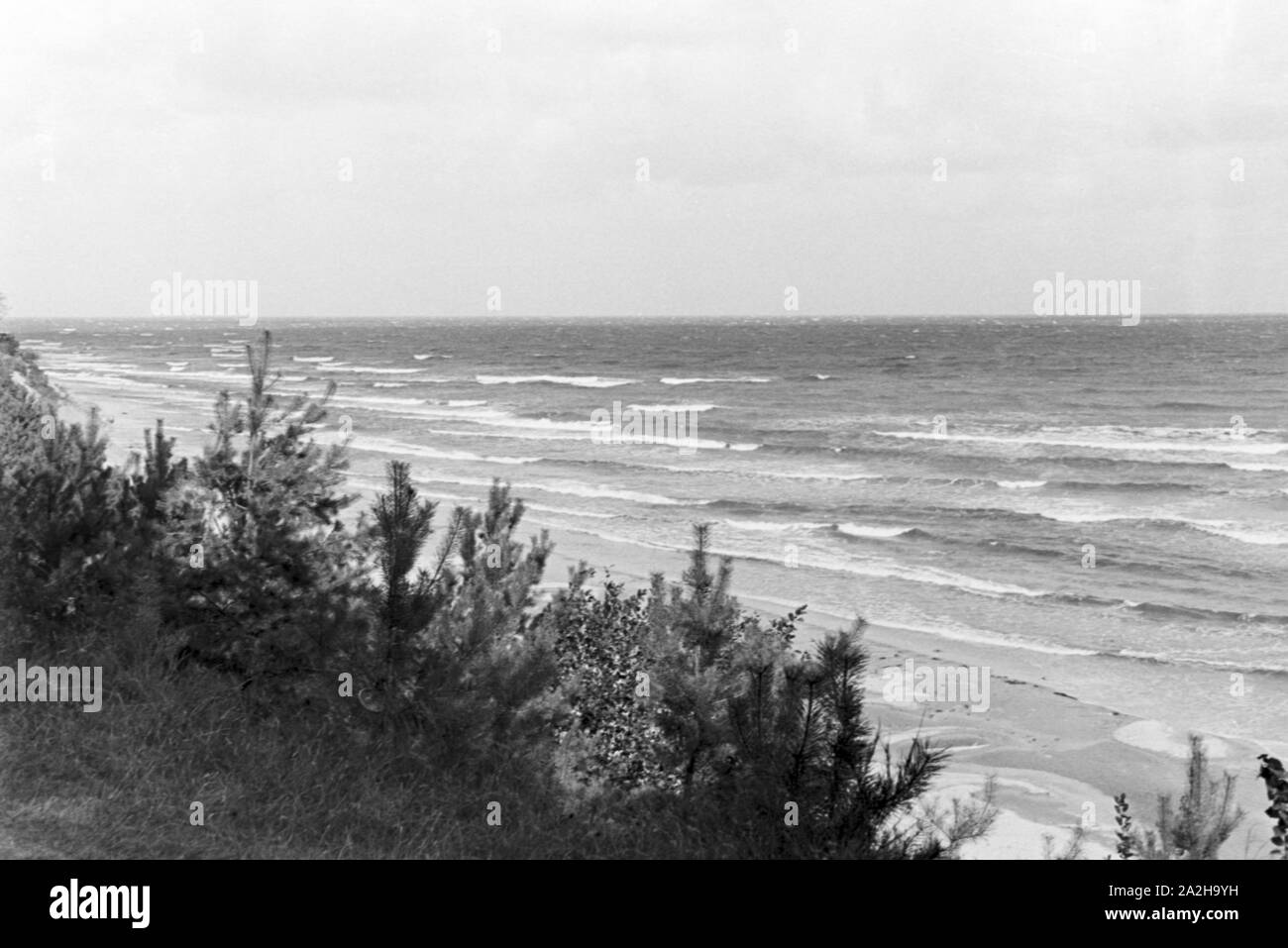 Urlaub an der Ostsee, Deutsches Reich 1930er Jahre. Vacances à la mer Baltique, Allemagne 1930. Banque D'Images