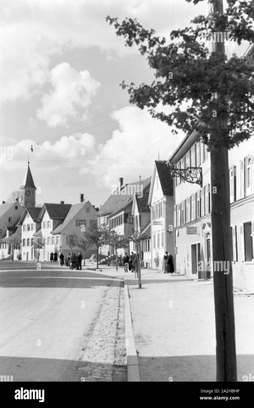 Ein Ausflug nach Heidenheim, Deutsches Reich 1930er Jahre. Un voyage à Heidenheim, Allemagne 1930. Banque D'Images