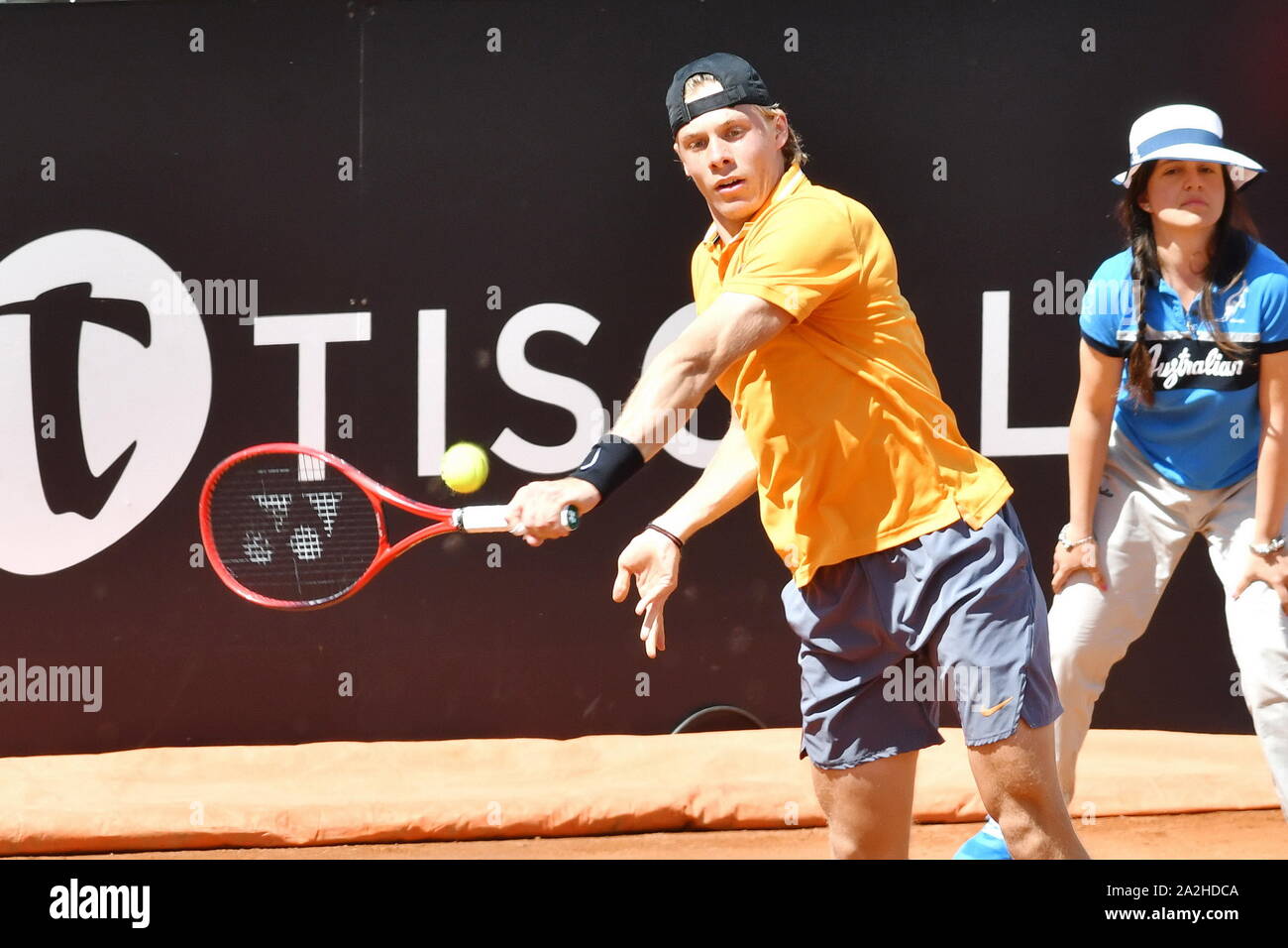 Denis shapovalov pendant Roma Internazionali BNL 2019 , Rome, Italie, 13 mai 2019, les Internationaux de Tennis Tennis Banque D'Images