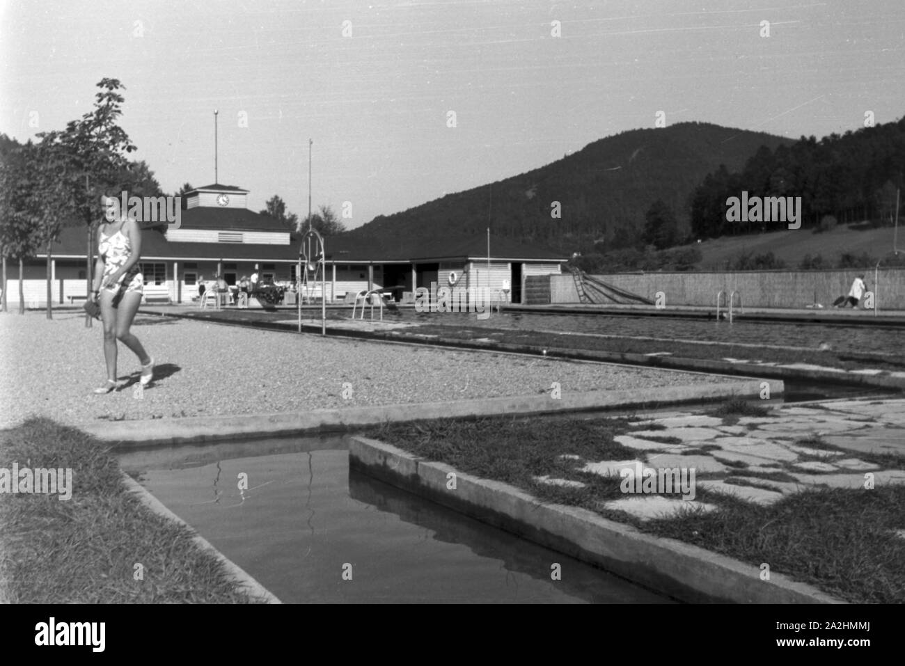 Urlaub im Schwarzwald, Deutsches Reich 1930er Jahre. Vacances dans la Forêt Noire, Allemagne 1930. Banque D'Images