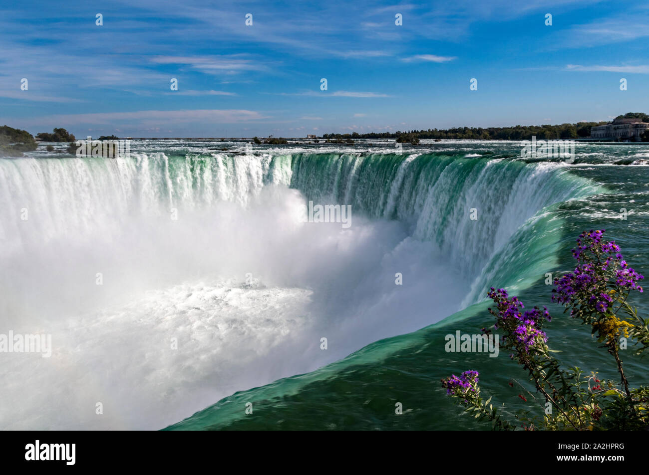 Niagara Falls, Ontario, Canada voir du bord Banque D'Images