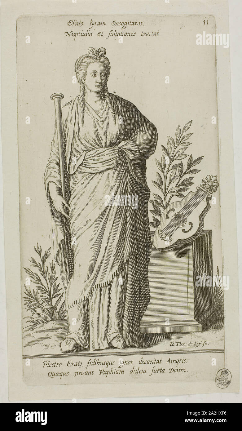 Erato muse de la poésie lyrique