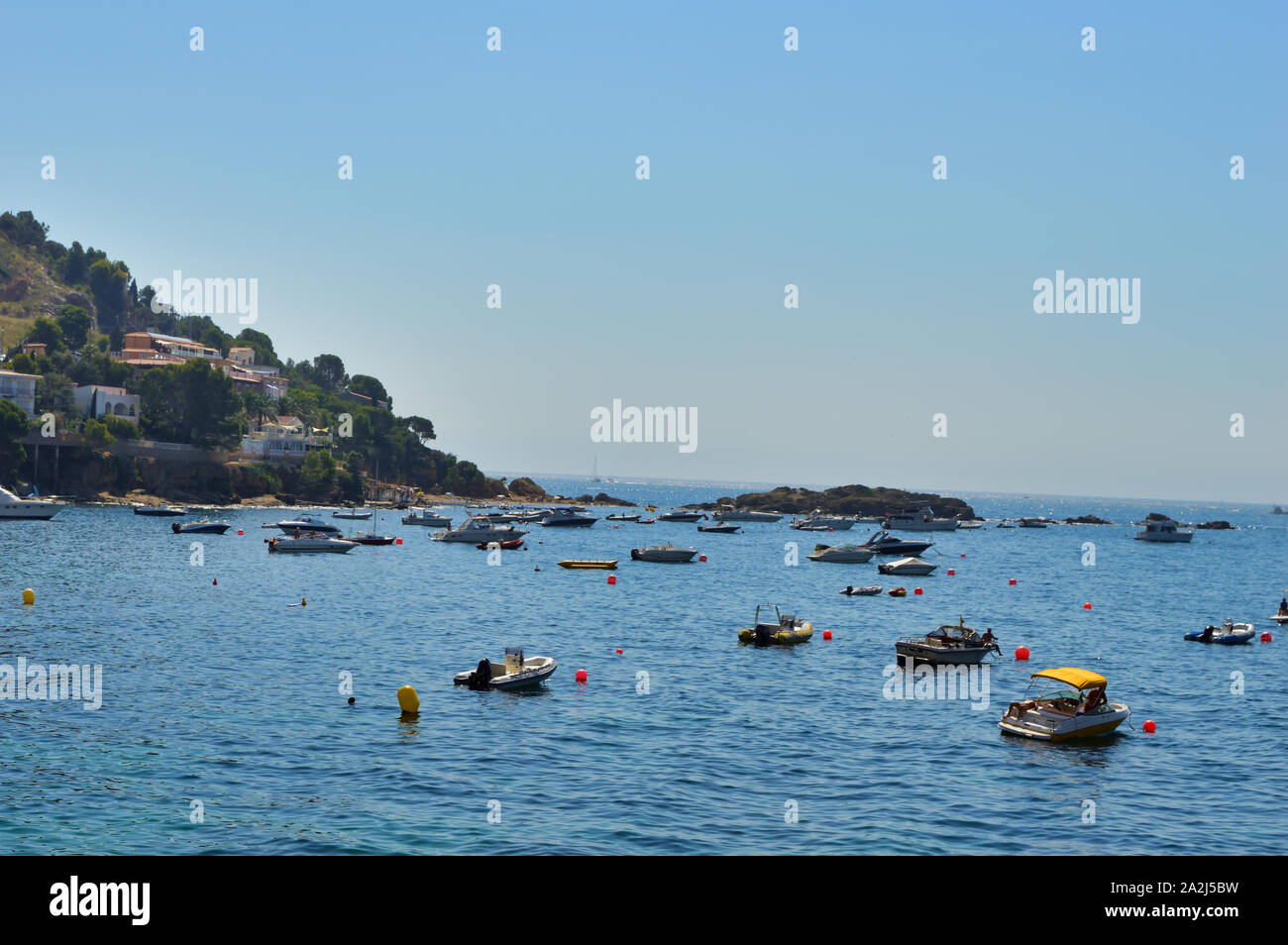 Sur le chemin de la côte de la mer Espagne Banque D'Images