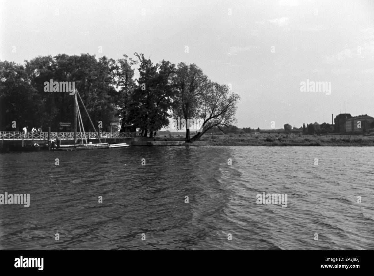 Ein Ausflug nach Frankfurt Oder, Deutsches Reich 1930er Jahre. Un voyage à Francfort-sur-Oder, Allemagne 1930. Banque D'Images