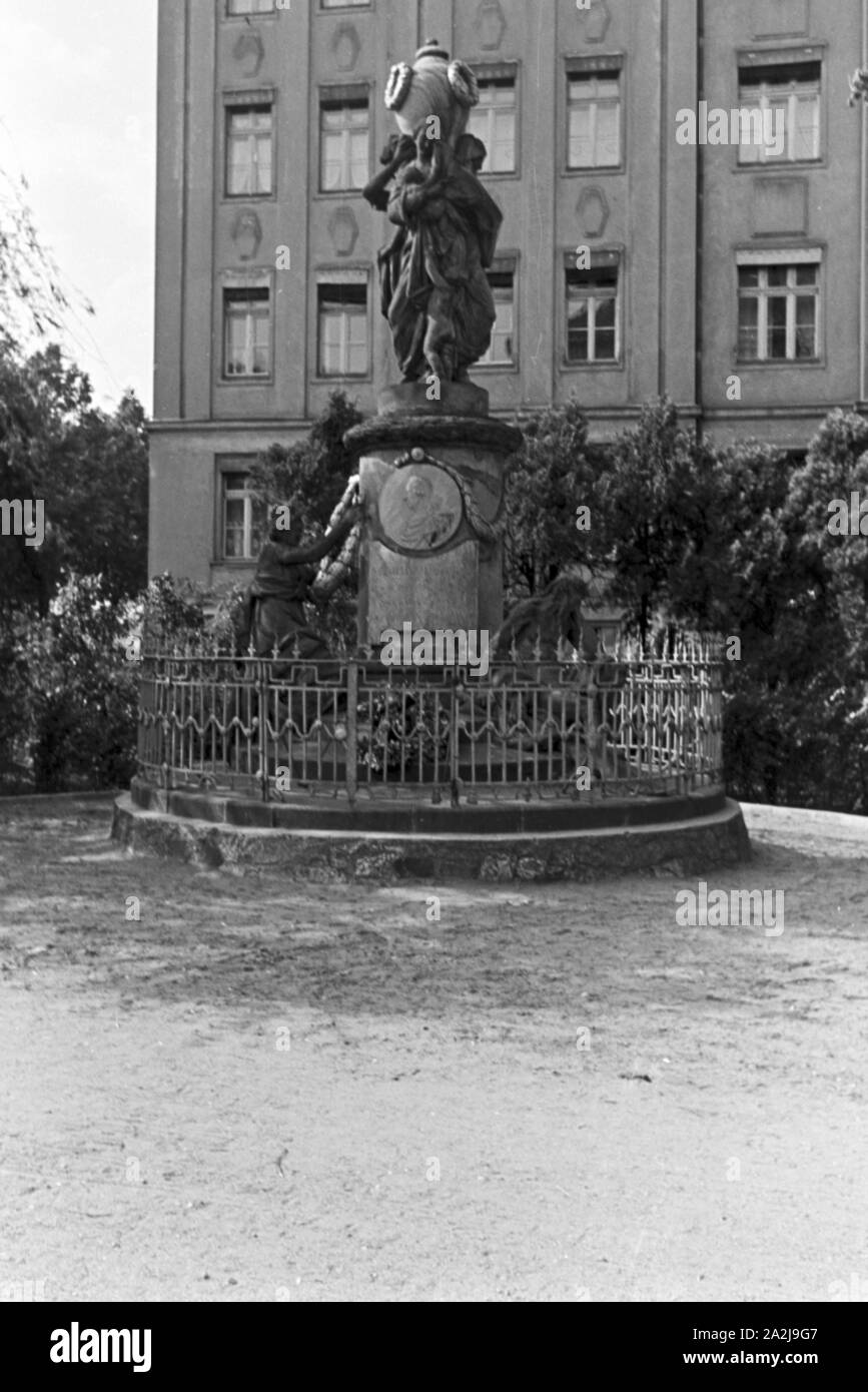 Ein Ausflug nach Frankfurt Oder, Deutsches Reich 1930er Jahre. Un voyage à Francfort-sur-Oder, Allemagne 1930. Banque D'Images