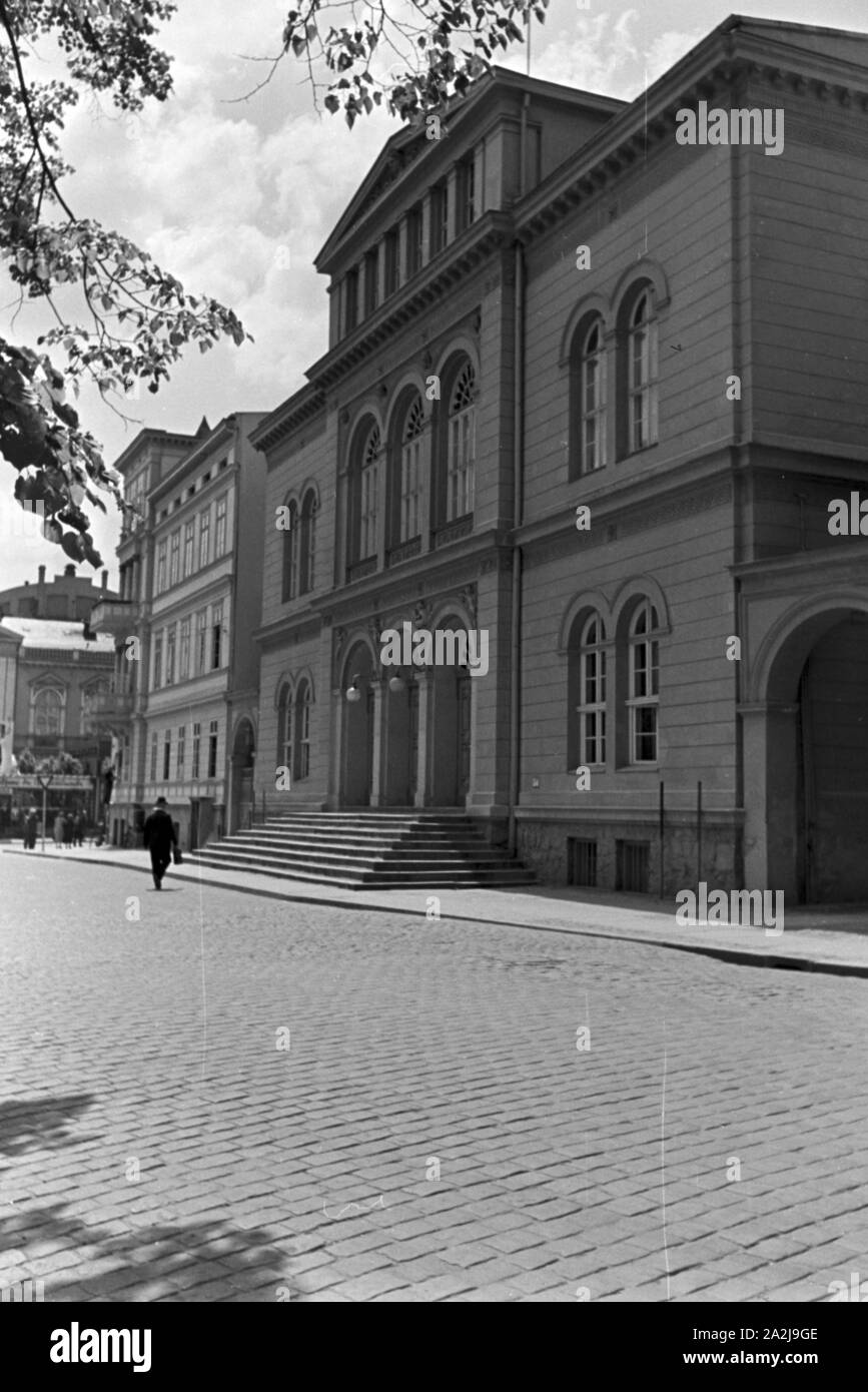 Ein Ausflug nach Frankfurt Oder, Deutsches Reich 1930er Jahre. Un voyage à Francfort-sur-Oder, Allemagne 1930. Banque D'Images