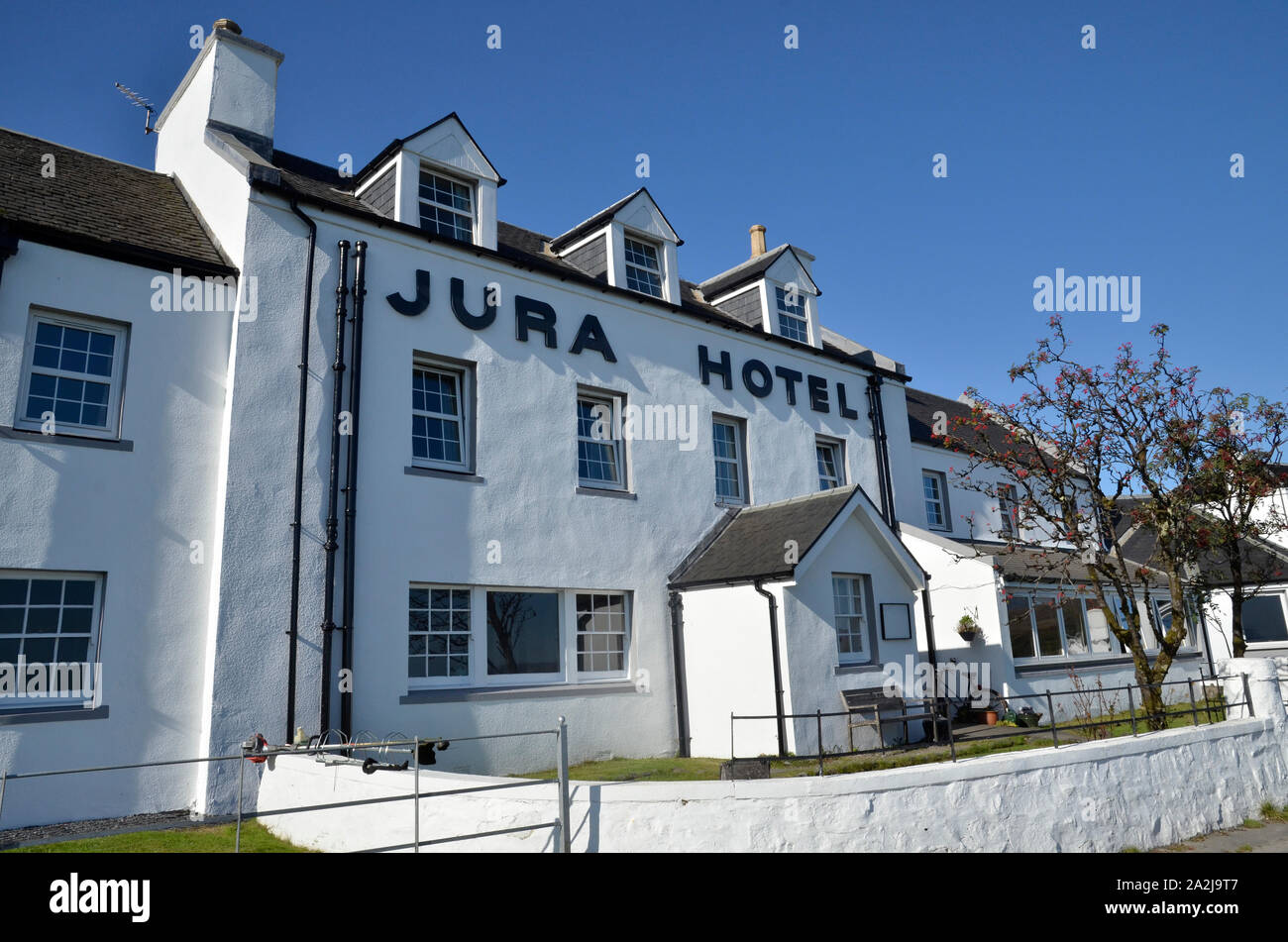 Le Jura Hotel à Craighouse sur l'île écossaise de Jura Banque D'Images