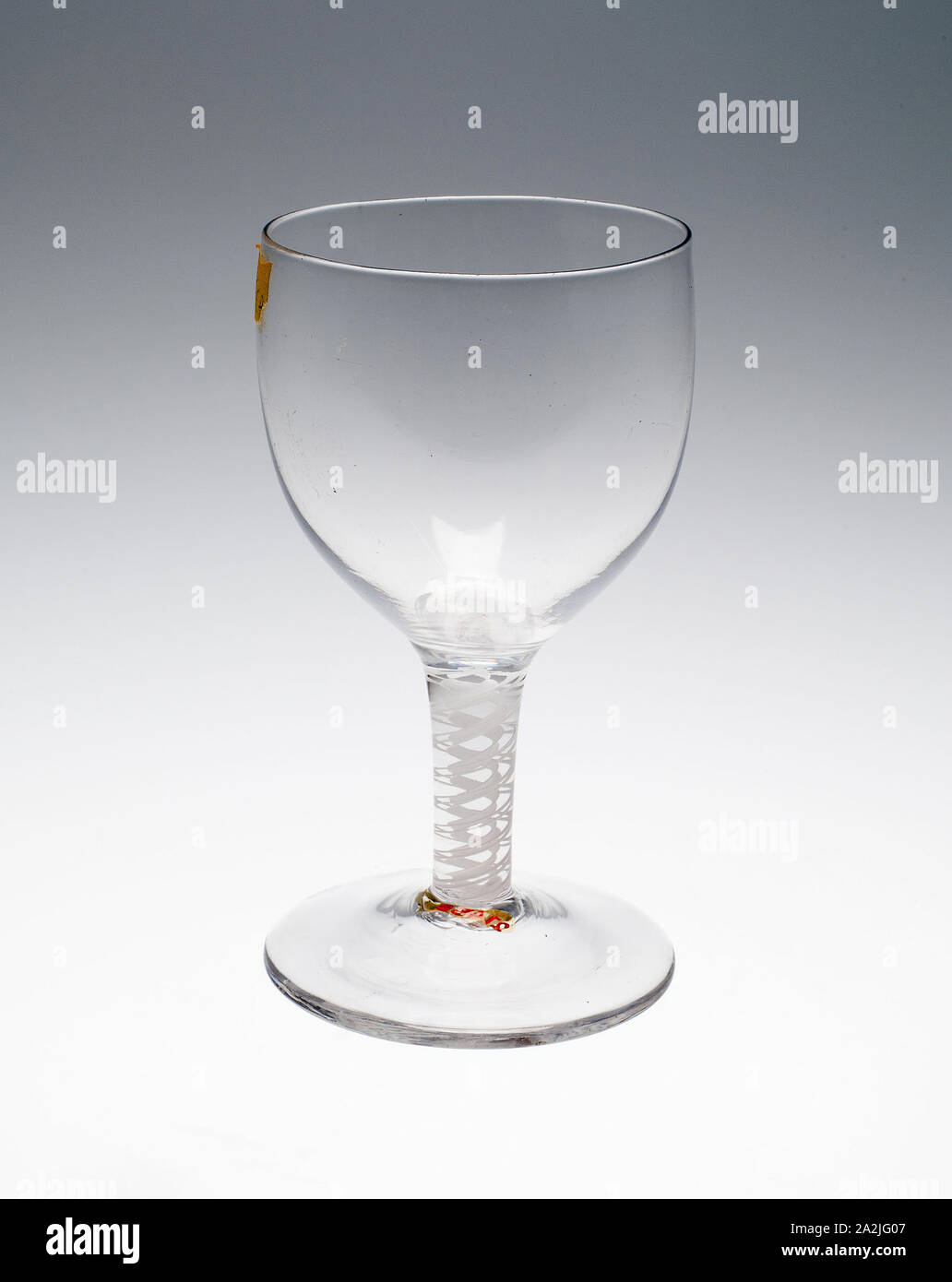 Rummer, ch. 1780, en Angleterre, verre, H. 19,1 cm (7 1/2 po Banque D'Images