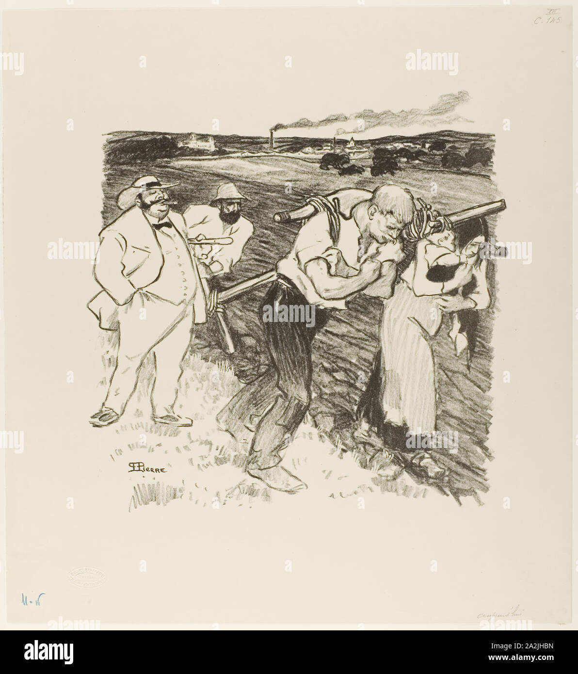 Lithographie Couleur Originale De Steinlen (Théophile-Alexandre) — Signée