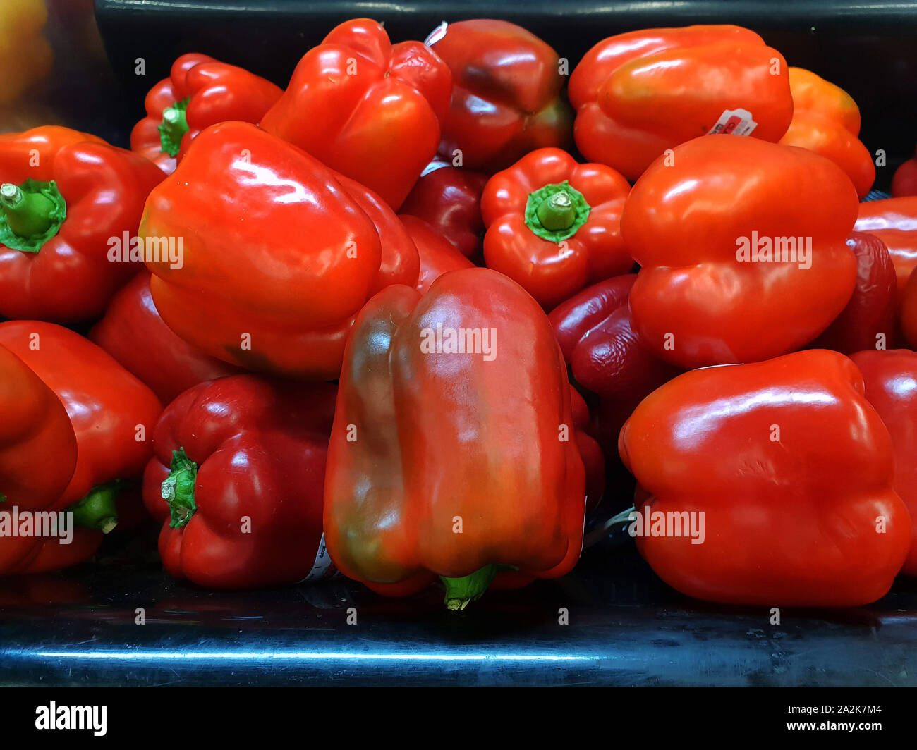 L'allée des fruits et légumes dans un supermarché Pick n Pay, Afrique du Sud Banque D'Images