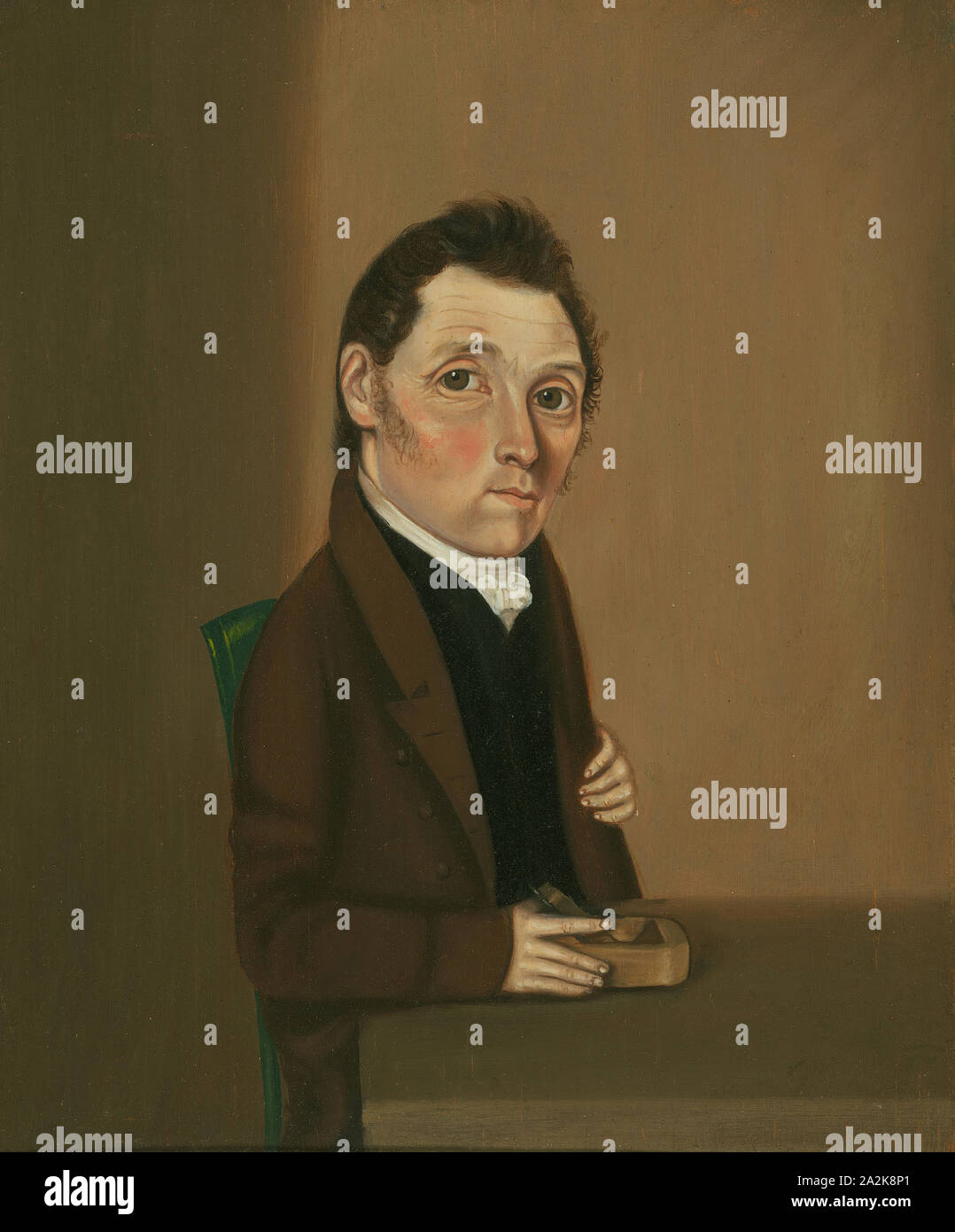 William Bonham, le 4 mars 1825, William Bonnell, American, 1804-1865, United States, huile sur panneau, 30,5 × 24,9 cm (12 × 9 13/16 in Banque D'Images