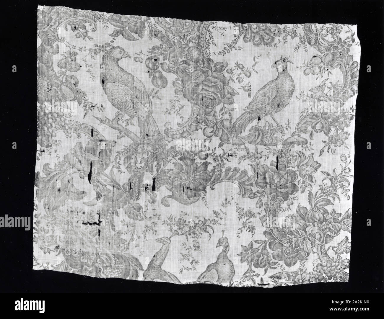 De Bord (ameublement), 1765/75, fabriqué par Bromley Hall (anglais, 1694-1823), en Angleterre, Middlesex, peuplier, Middlesex, du coton, à armure toile, imprimé sur cuivre, 84,2 x 100,7 cm (33 1/8 x 39 5/8 po Banque D'Images