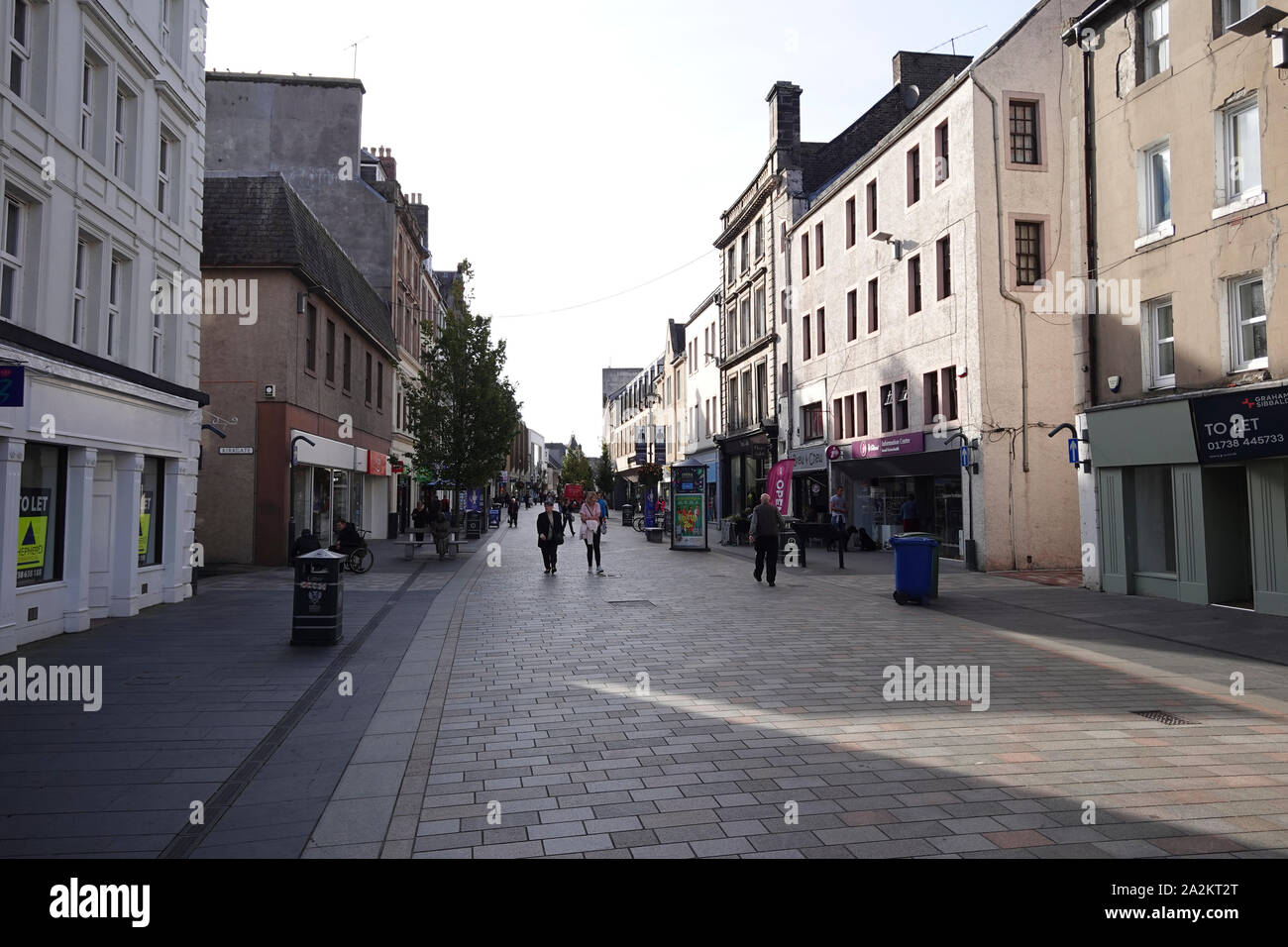 High Street Perth Scotland UK Banque D'Images