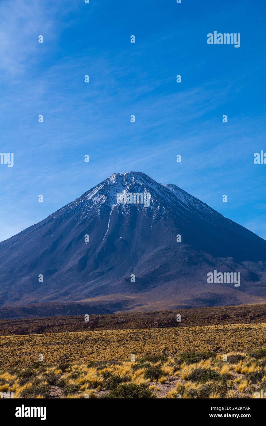 Le long de la route nationale à partir de San Pedro de Atacama, au Chili, à la frontière avec l'Argentine ville de Jama, République du Chili, en Amérique latine Banque D'Images