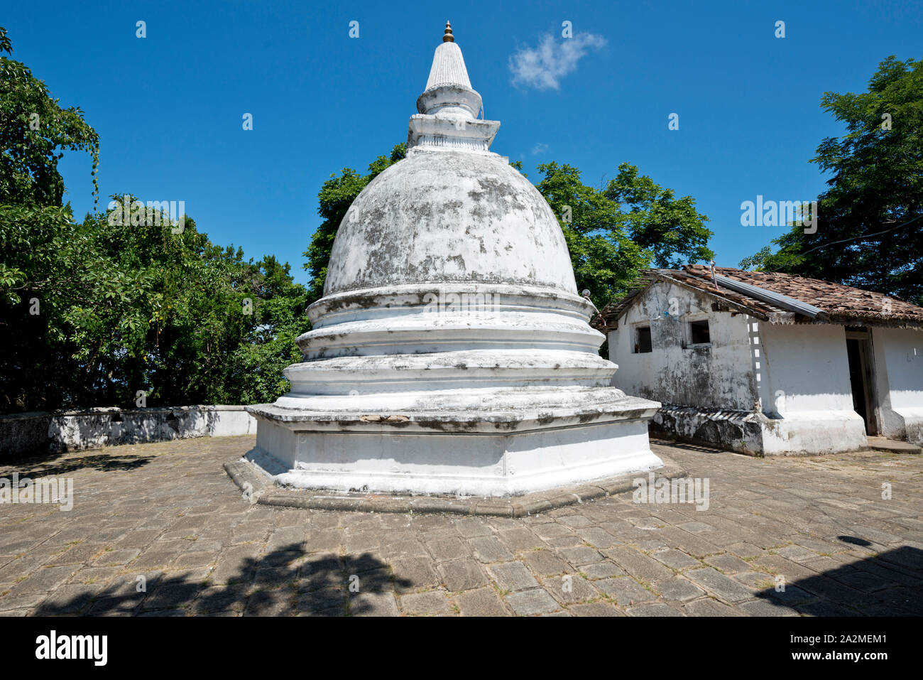 Sri Lanka, Province du Sud, Sud du Sri Lanka, Sri Lanka Süd, au sud du Sri Lanka, de Mulkirigala temple Banque D'Images