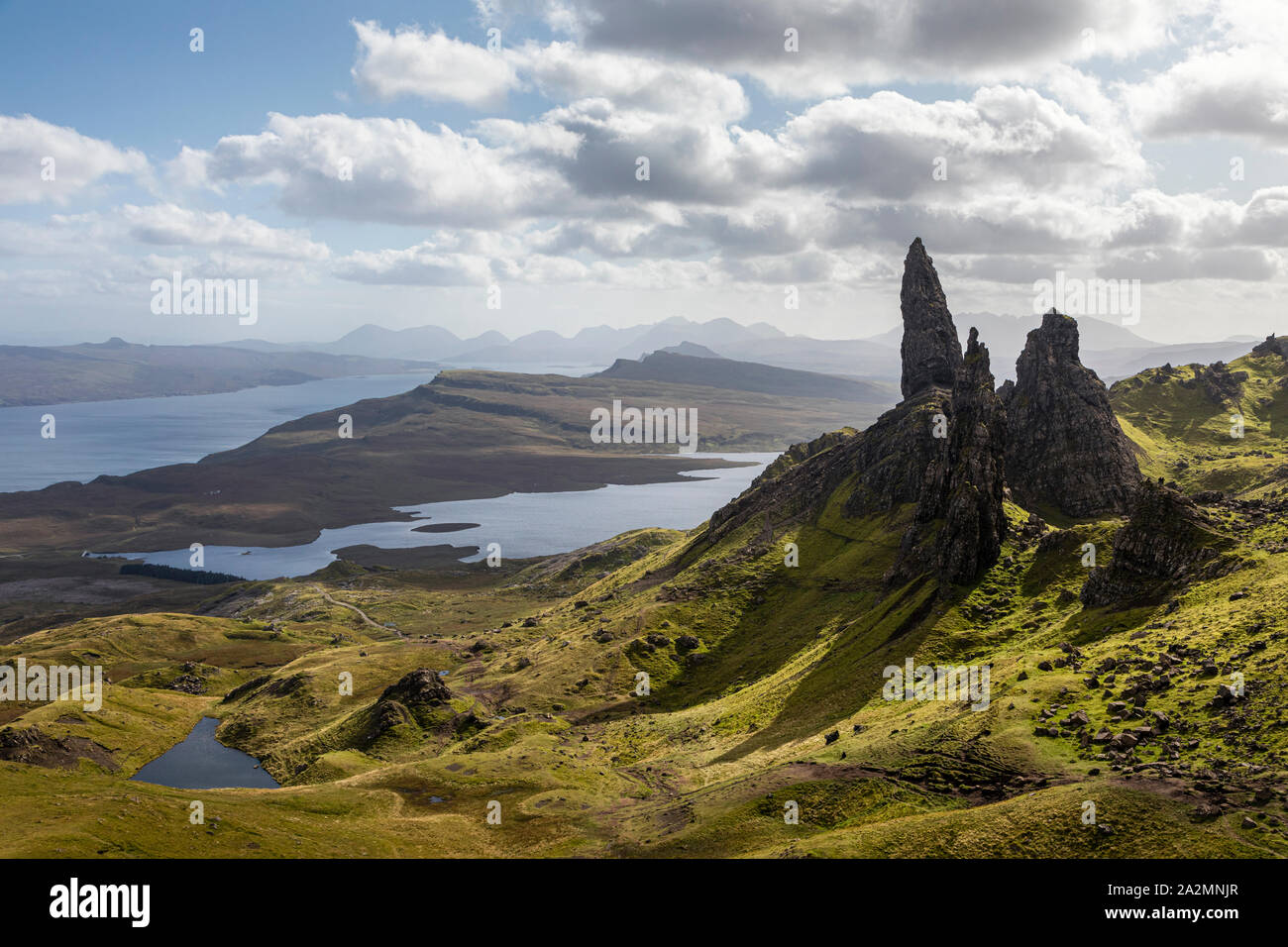 Le Storr, île de Skye, Écosse Banque D'Images