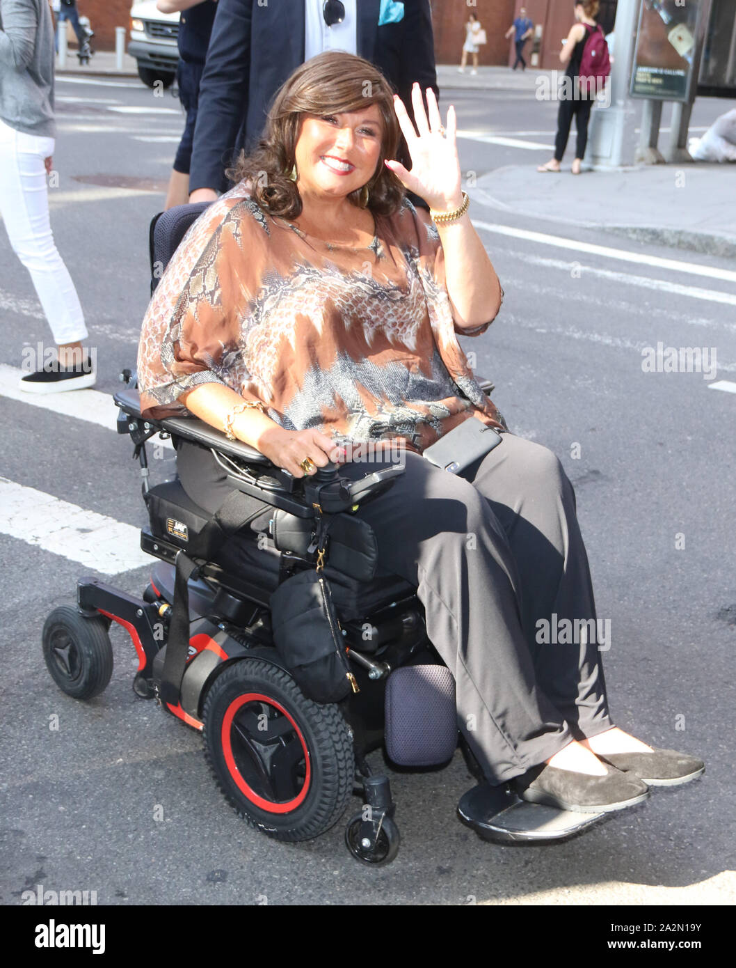 New York, USA. 09Th Oct, 2019. Abby Lee Miller à renforcer la promotion de la nouvelle saison de la série Les mamans de danse à New York. 02 octobre, 2019. Credit : Rw/media/Alamy Punch Live News Banque D'Images