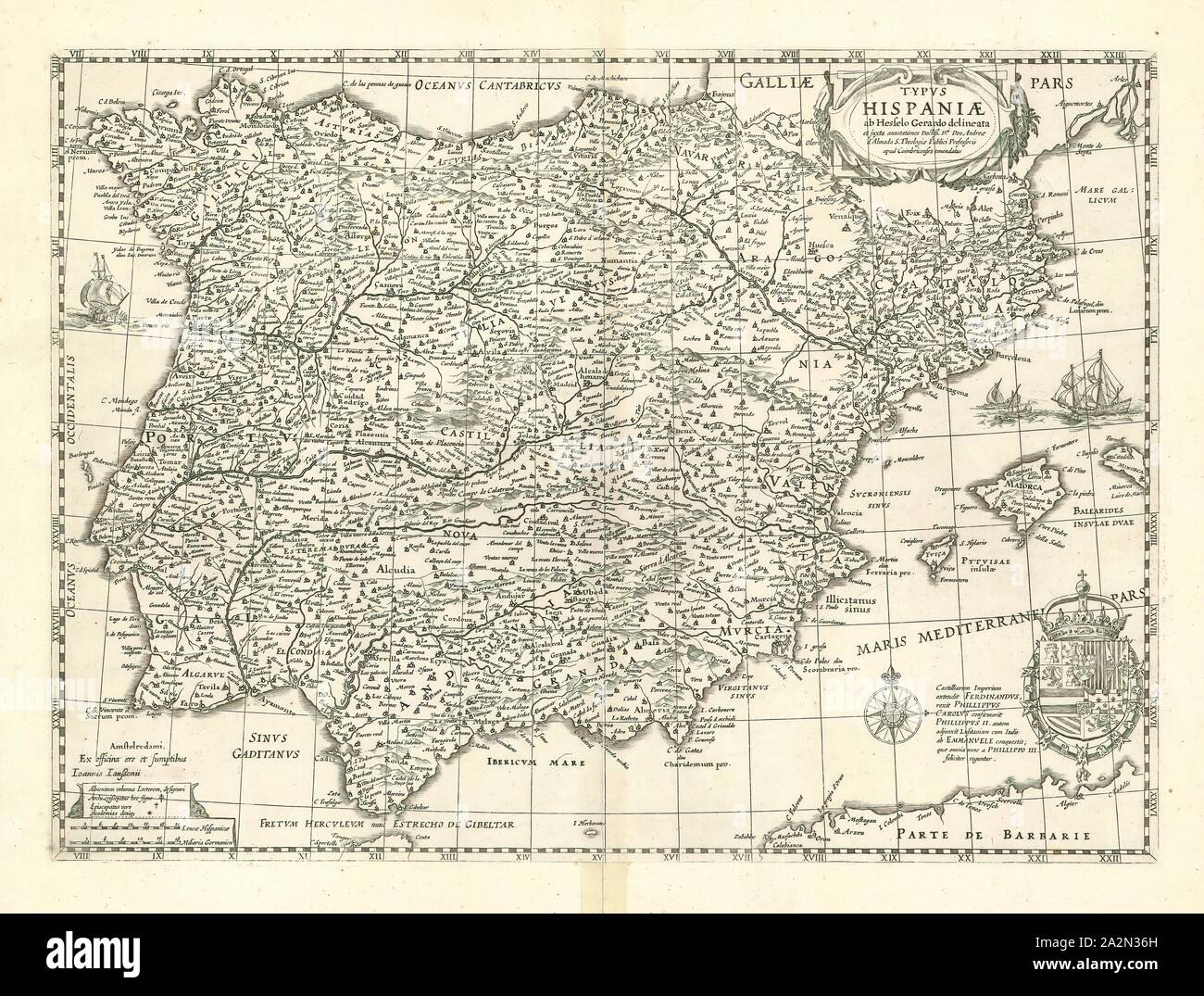 La Carte Du Pacifique De Hessel Gerritsz Hessel gerritsz Banque de photographies et d'images à haute résolution -  Alamy