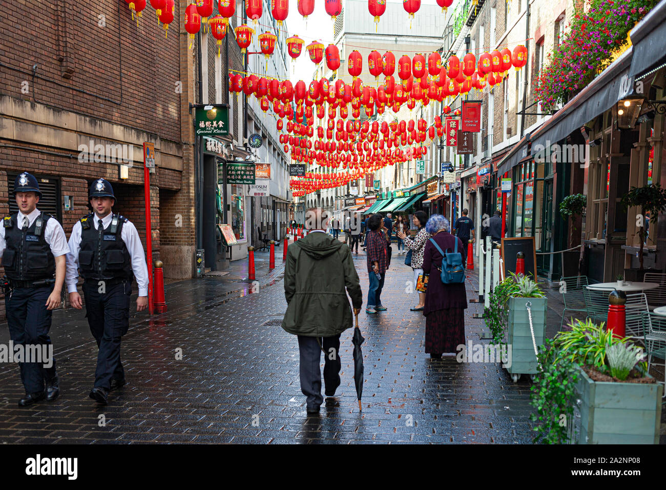 Lisle Street, Chinatown, Londres UK Banque D'Images