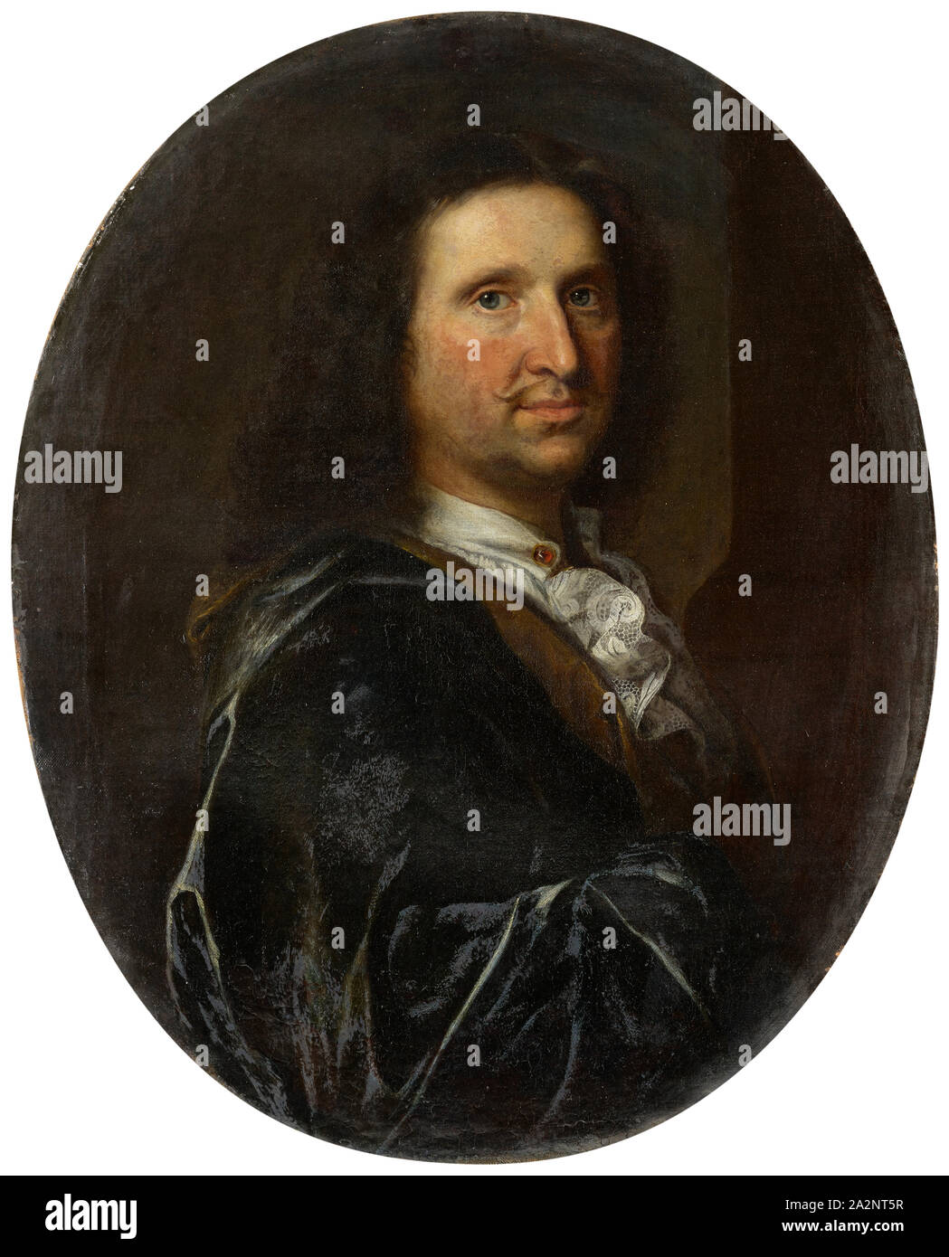 Portrait du docteur Franz Platter (1645-1711), huile sur toile, 90 x 60 cm, non marqué, Johann Rudolf Huber d. Ä., Bâle 1668-1748 Basel Banque D'Images
