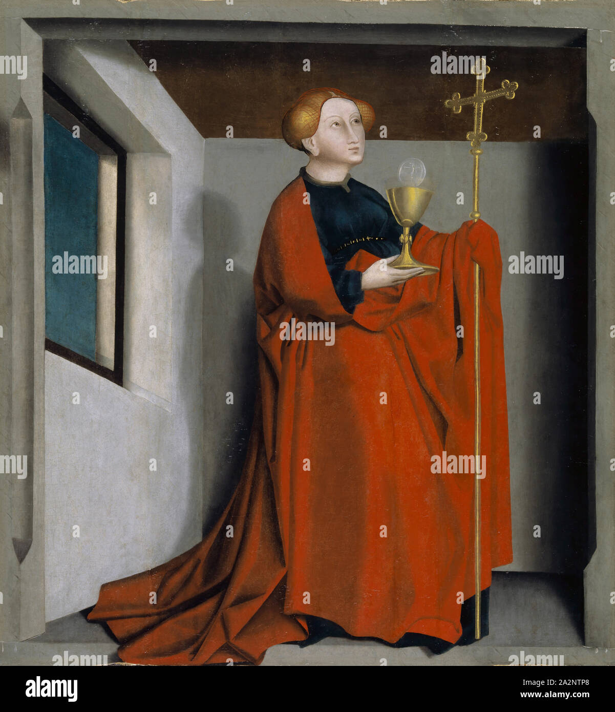 Ecclesia, ch. 1435, technique mixte sur toile chêne laminé, 86,5 x 80,5 cm, non spécifié, Konrad Witz, Rottweil um 1400 - um 1445/47 Banque D'Images
