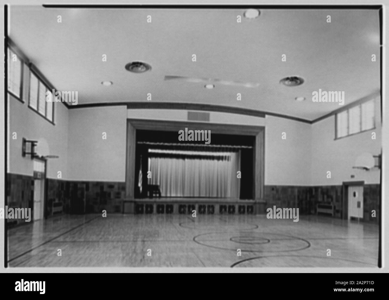Quaker Ridge Elementary School, Weaver St., Scarsdale, New York. Banque D'Images