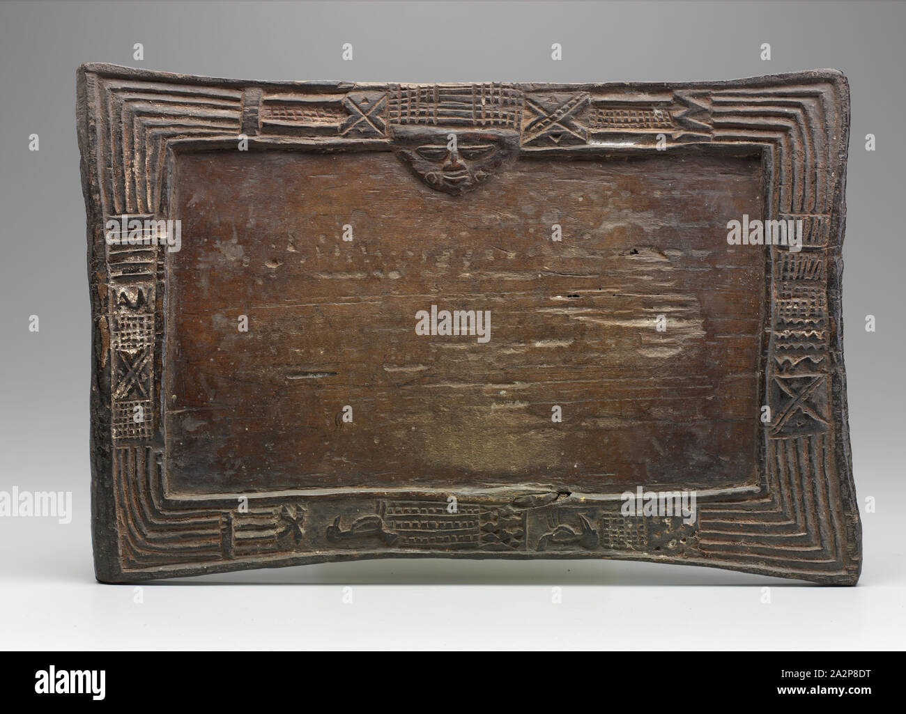 Yoruba, africaine, divination, début du 20e siècle, bois, Total : 13 1/2 x 8 1/2 pouces (34,3 × 21,6 cm Banque D'Images